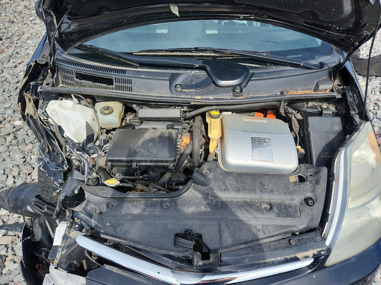 2008 Toyota Prius Base Black vin: JTDKB20U687798900