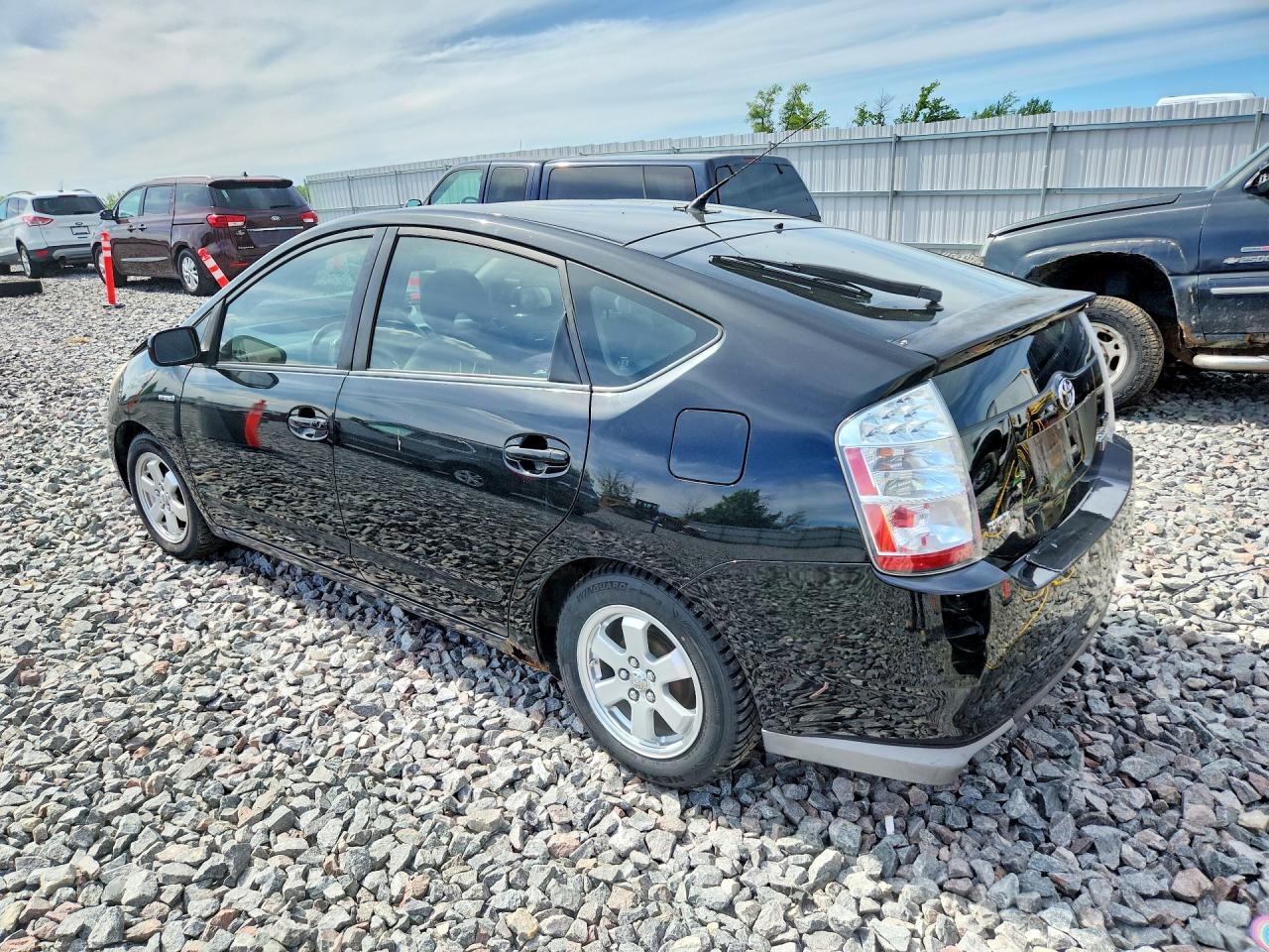 2008 Toyota Prius Base Black vin: JTDKB20U687798900