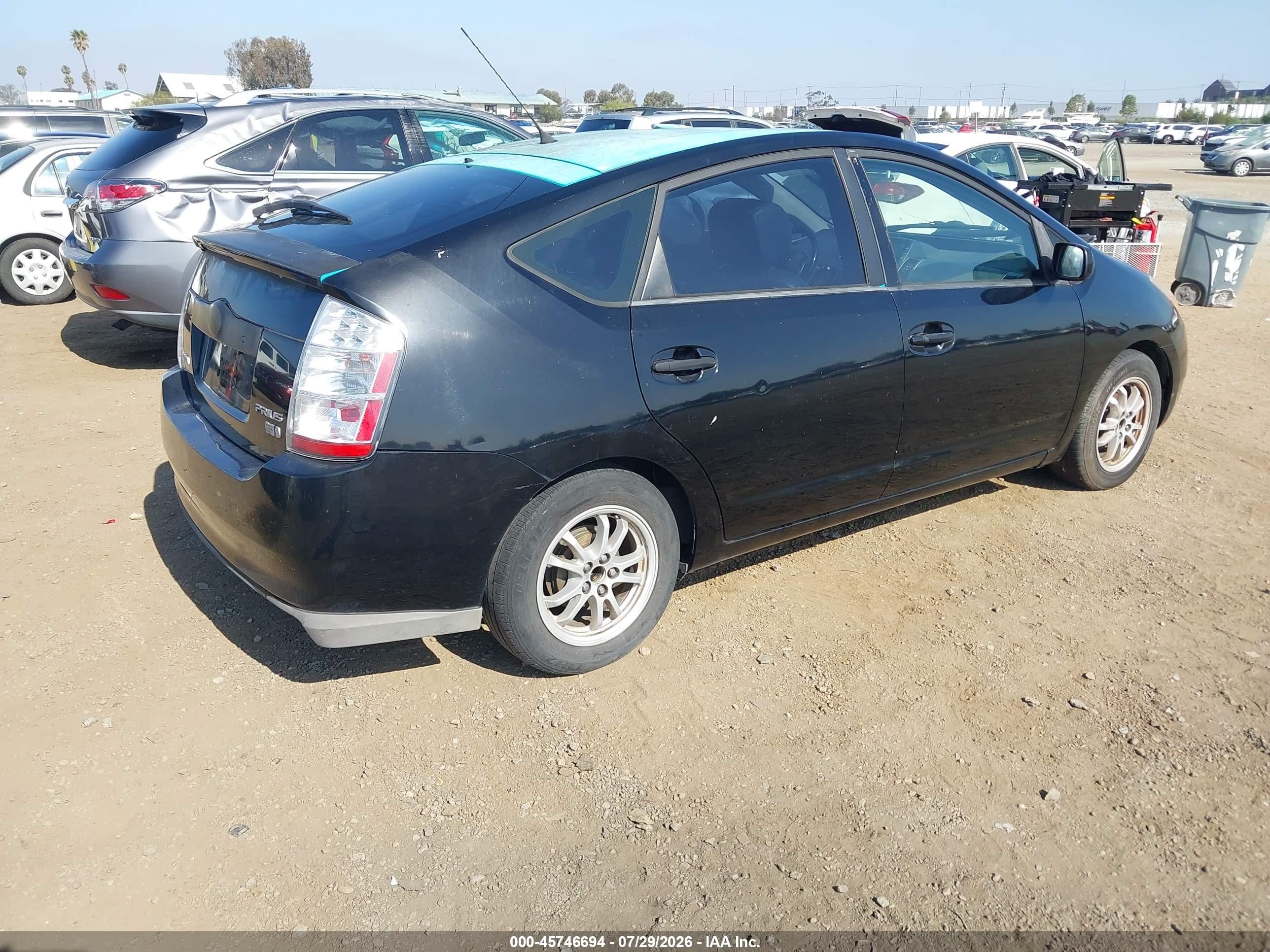 2008 Toyota Prius   Черный vin: JTDKB20U687803917