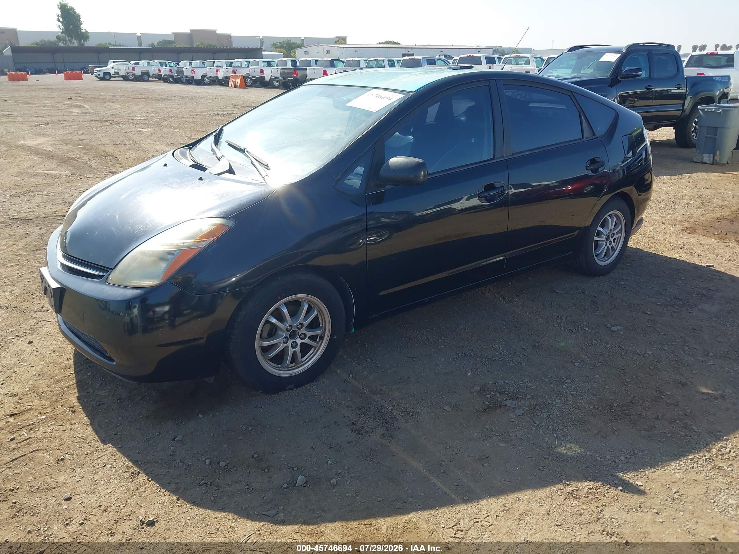2008 Toyota Prius   Черный vin: JTDKB20U687803917