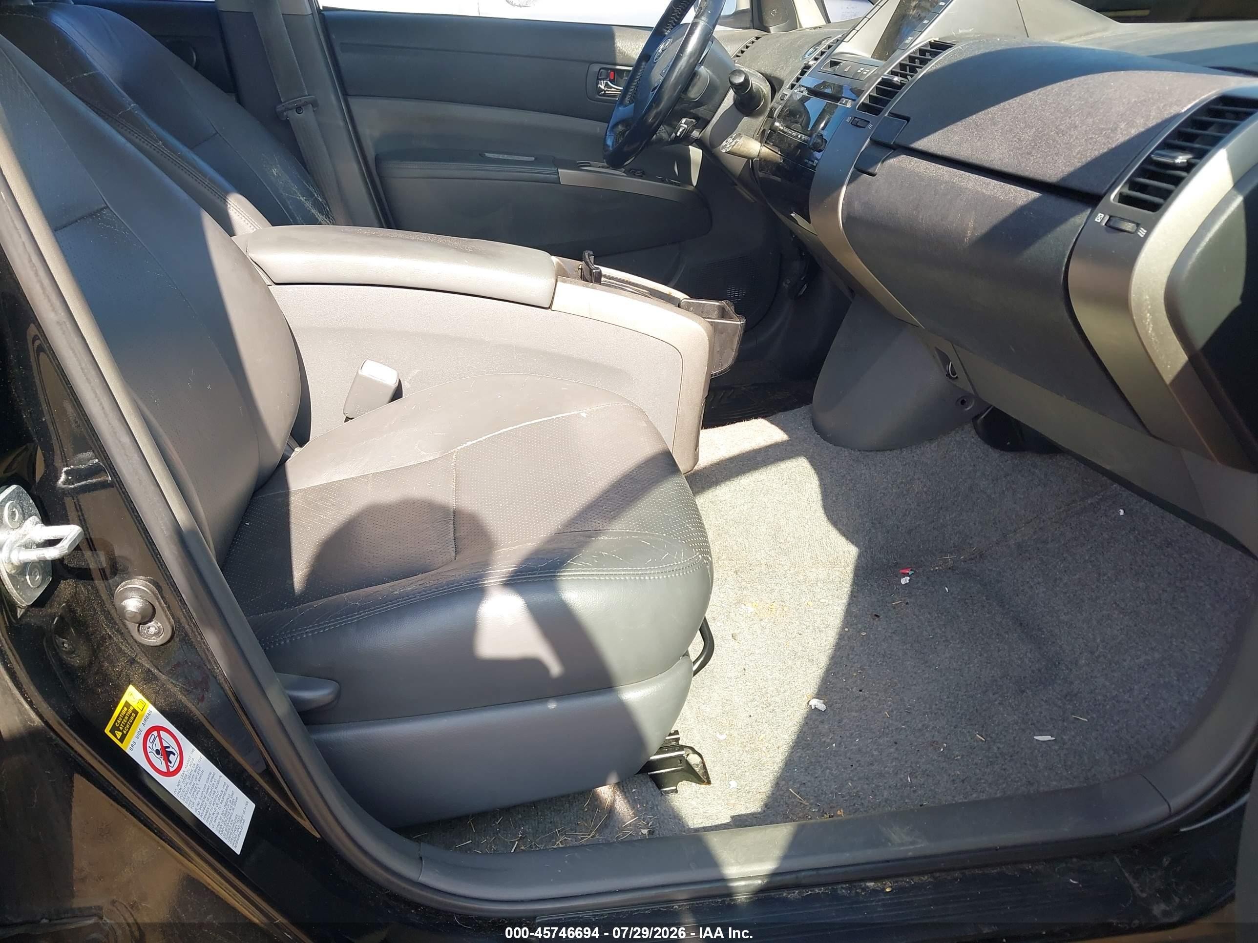 2008 Toyota Prius   Черный vin: JTDKB20U687803917