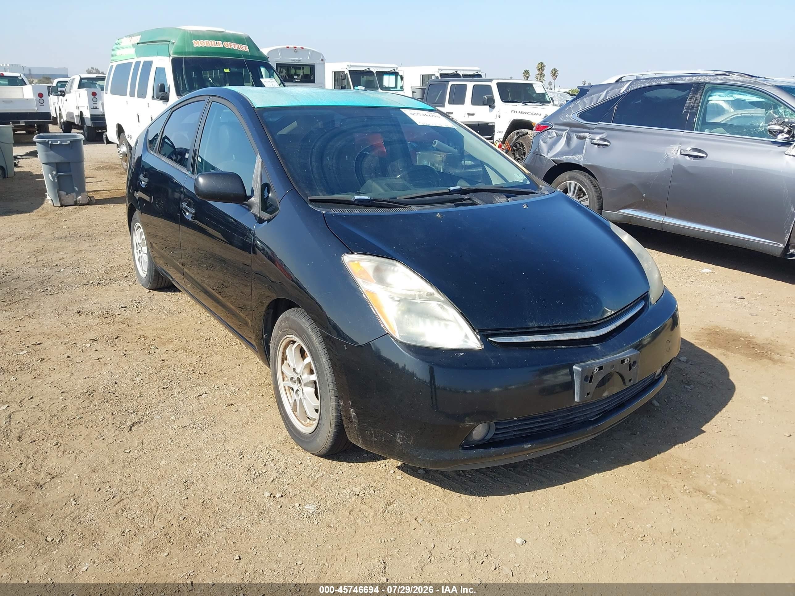 2008 Toyota Prius   Черный vin: JTDKB20U687803917