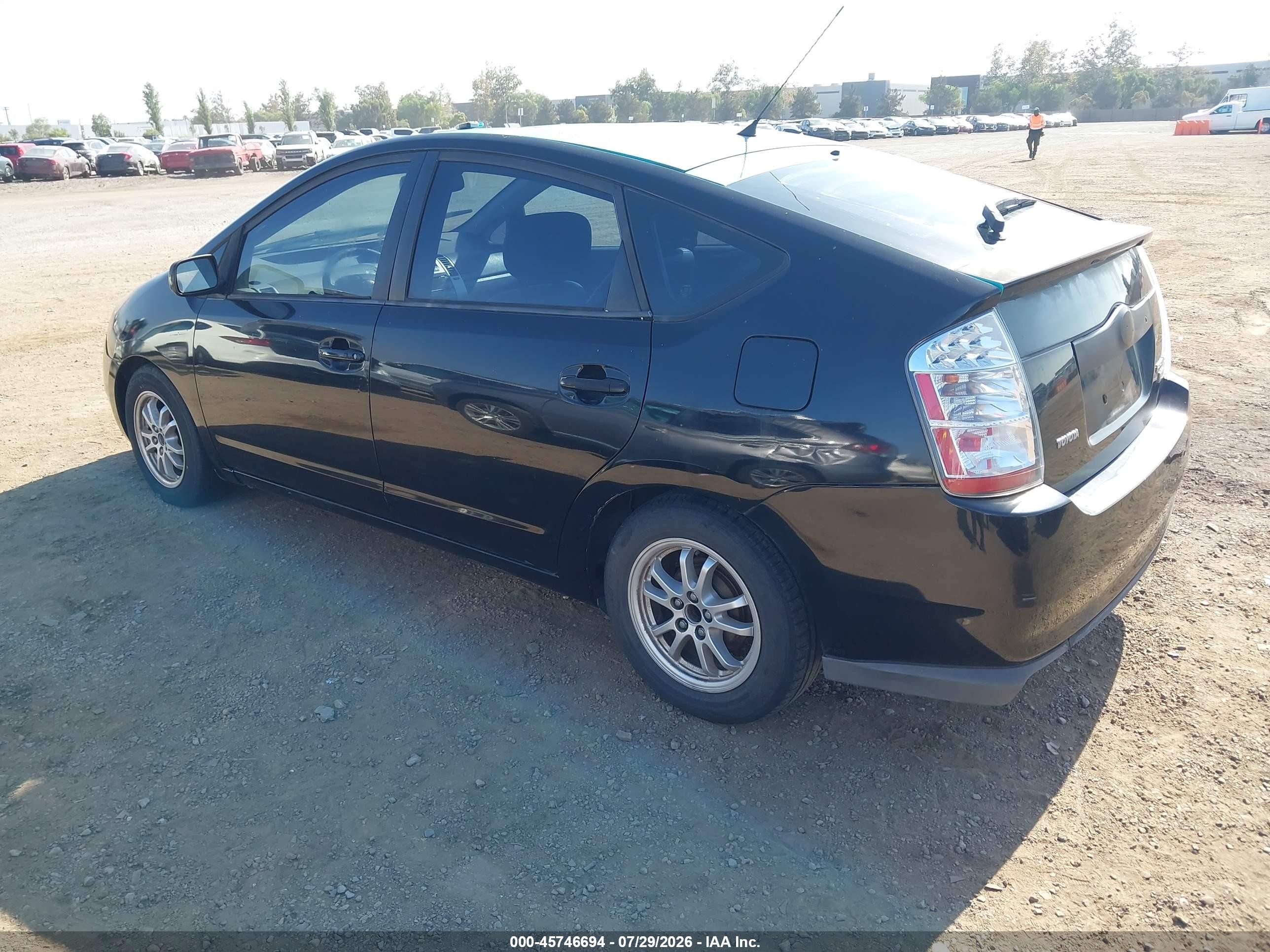 2008 Toyota Prius   Черный vin: JTDKB20U687803917