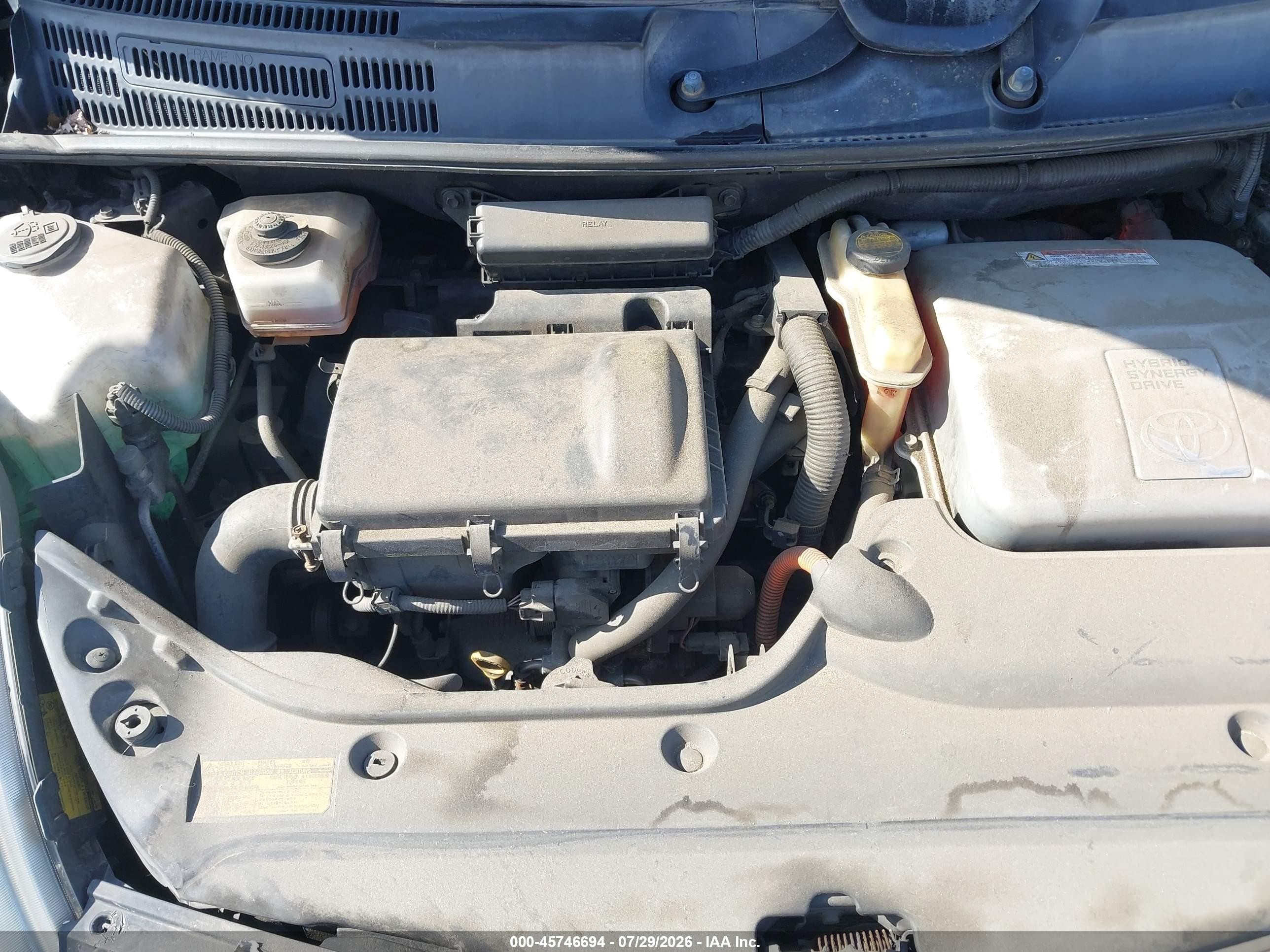 2008 Toyota Prius   Черный vin: JTDKB20U687803917