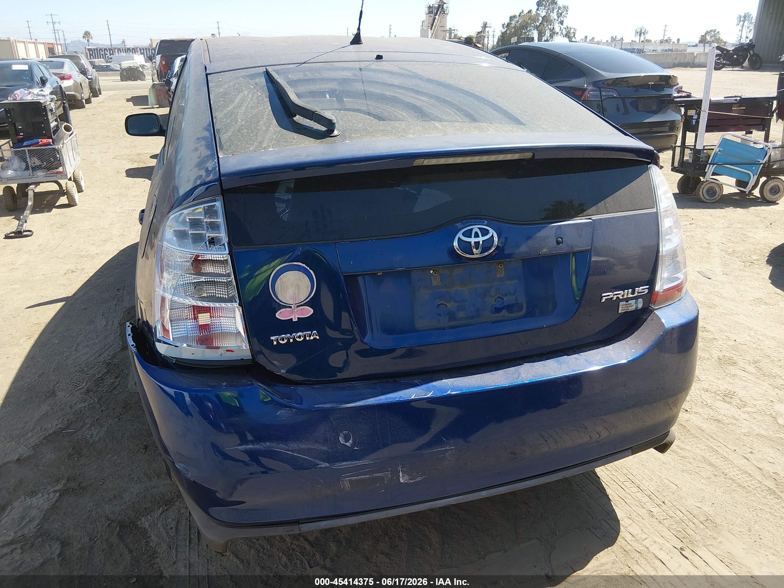 2008 Toyota Prius   Синий vin: JTDKB20U687818434