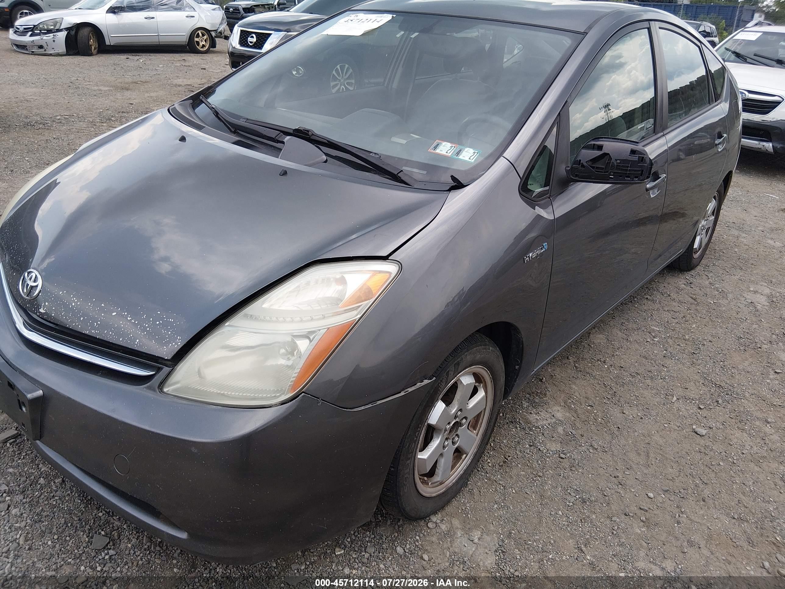 2009 Toyota Prius   Gray vin: JTDKB20U693466125