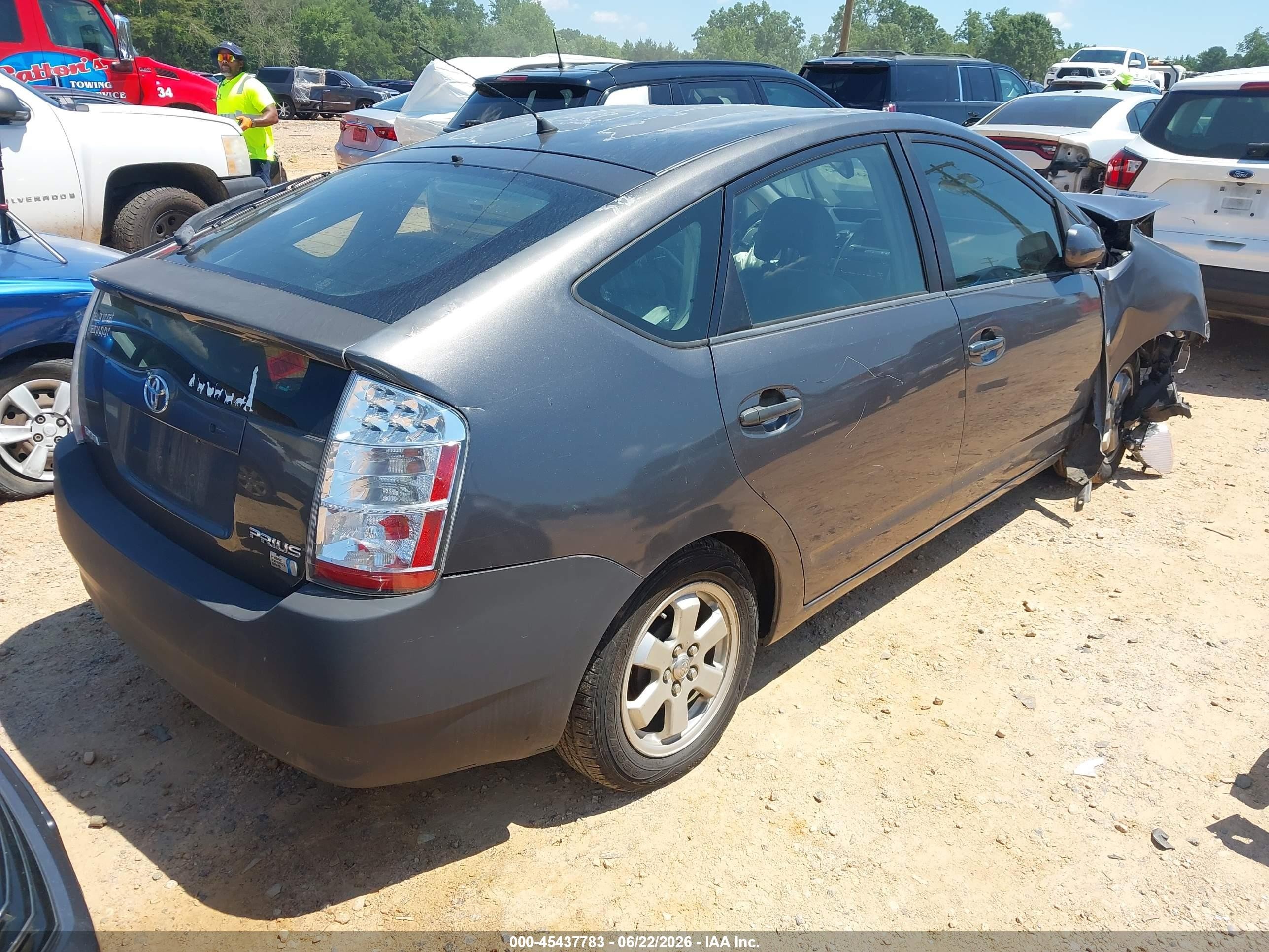 2009 Toyota Prius Gray vin: JTDKB20U693471048