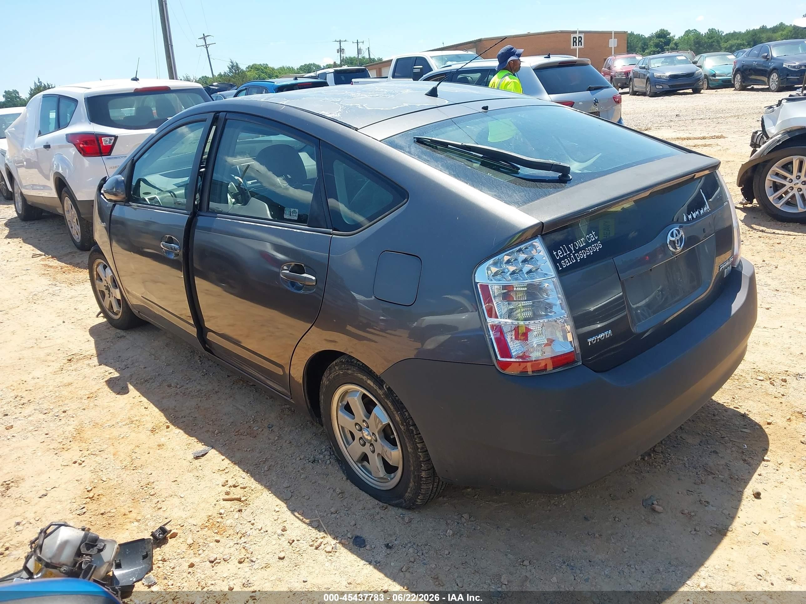 2009 Toyota Prius Gray vin: JTDKB20U693471048