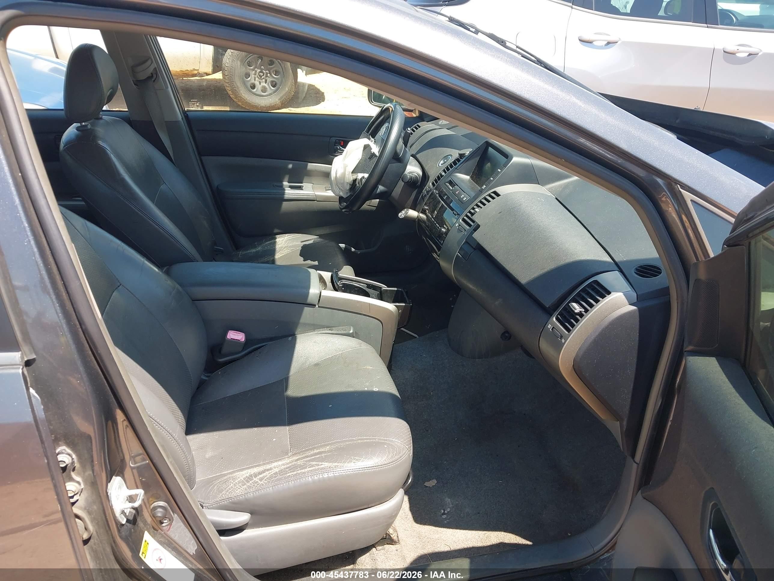 2009 Toyota Prius Gray vin: JTDKB20U693471048
