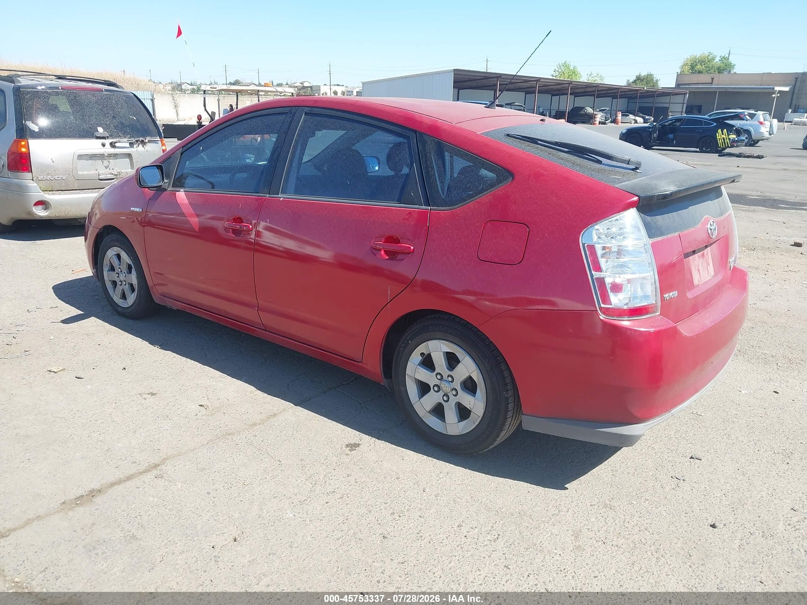2009 Toyota Prius   Red vin: JTDKB20U693476136