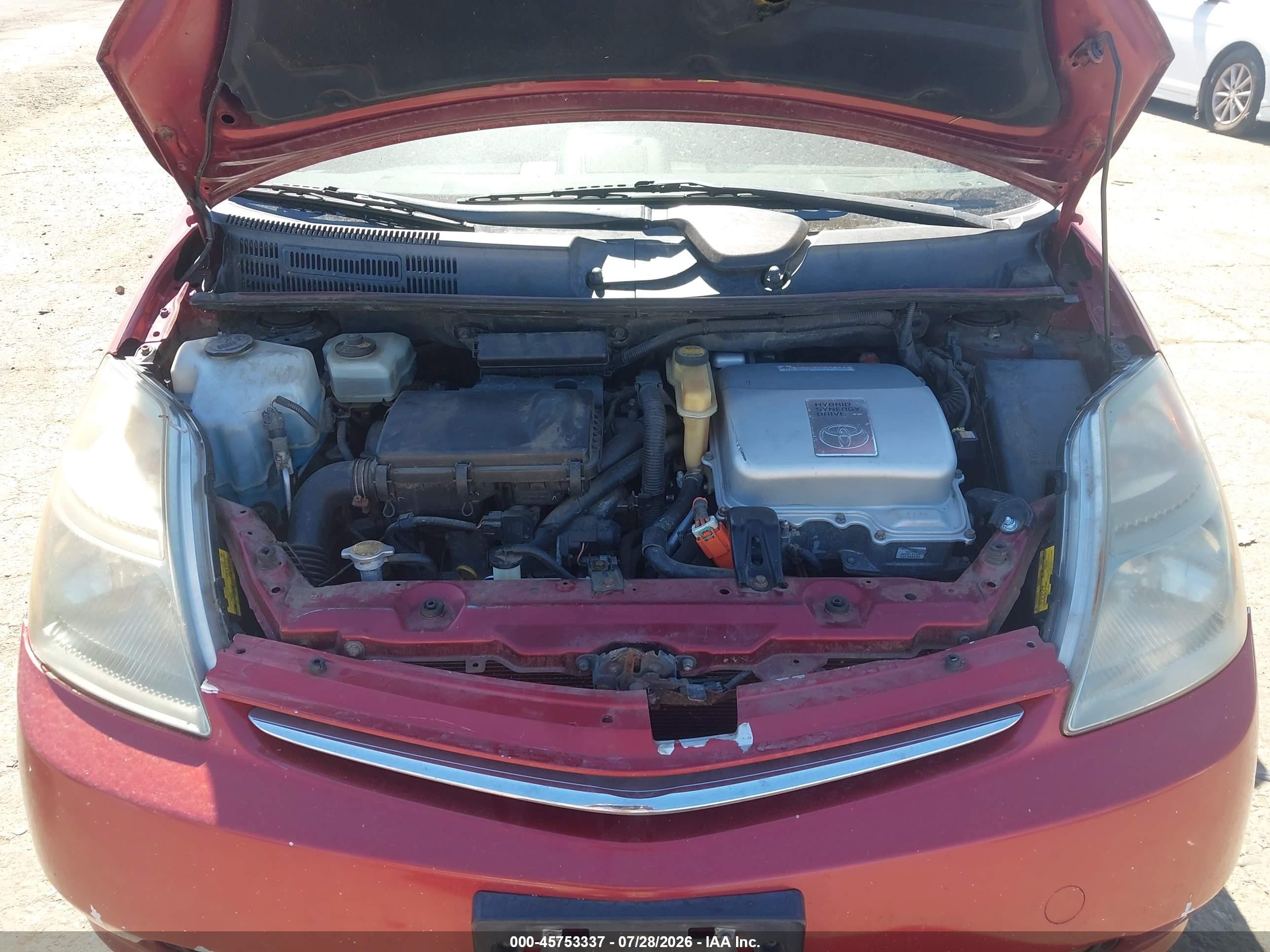 2009 Toyota Prius   Red vin: JTDKB20U693476136