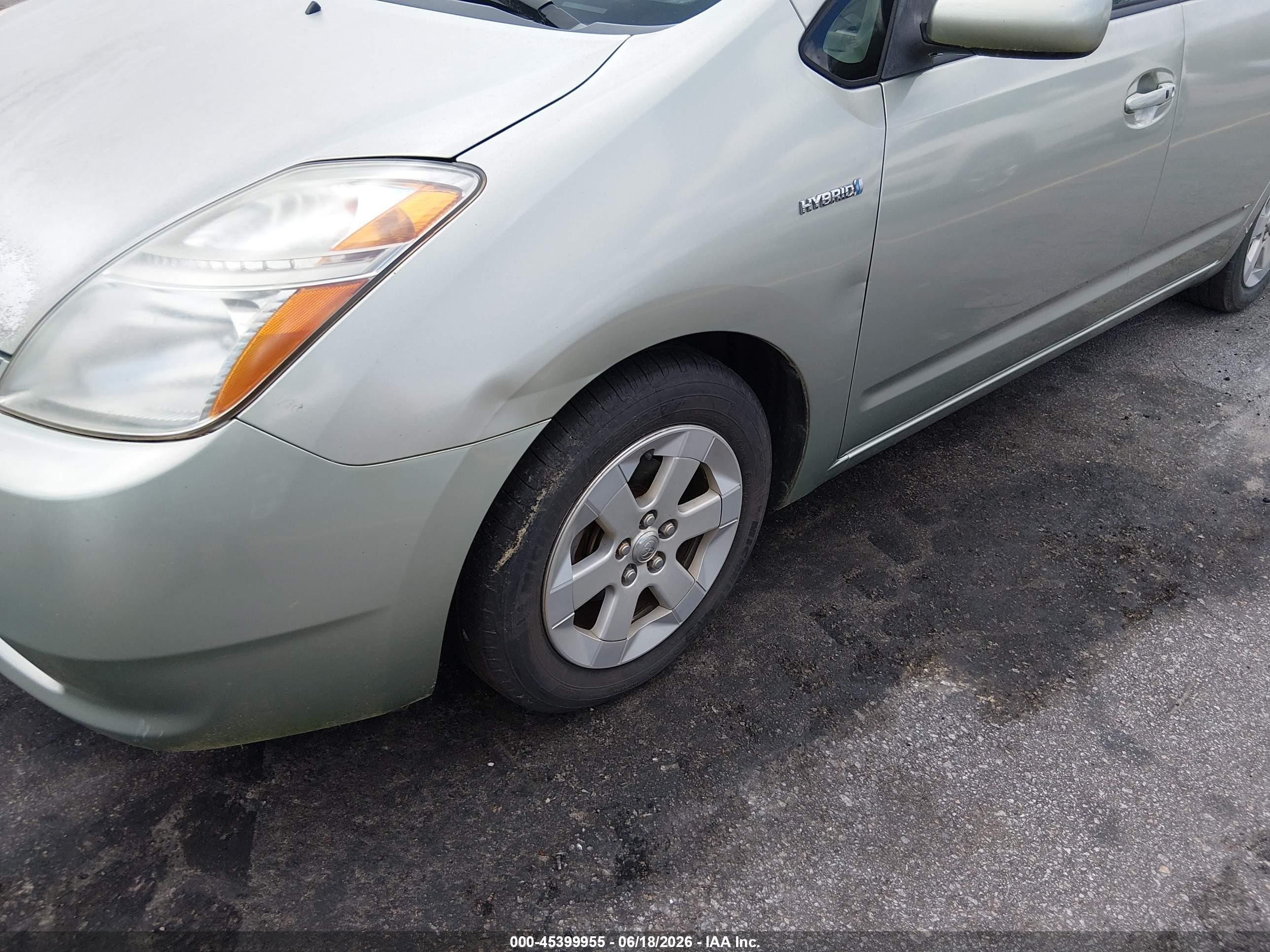 2009 Toyota Prius   Green vin: JTDKB20U693479165