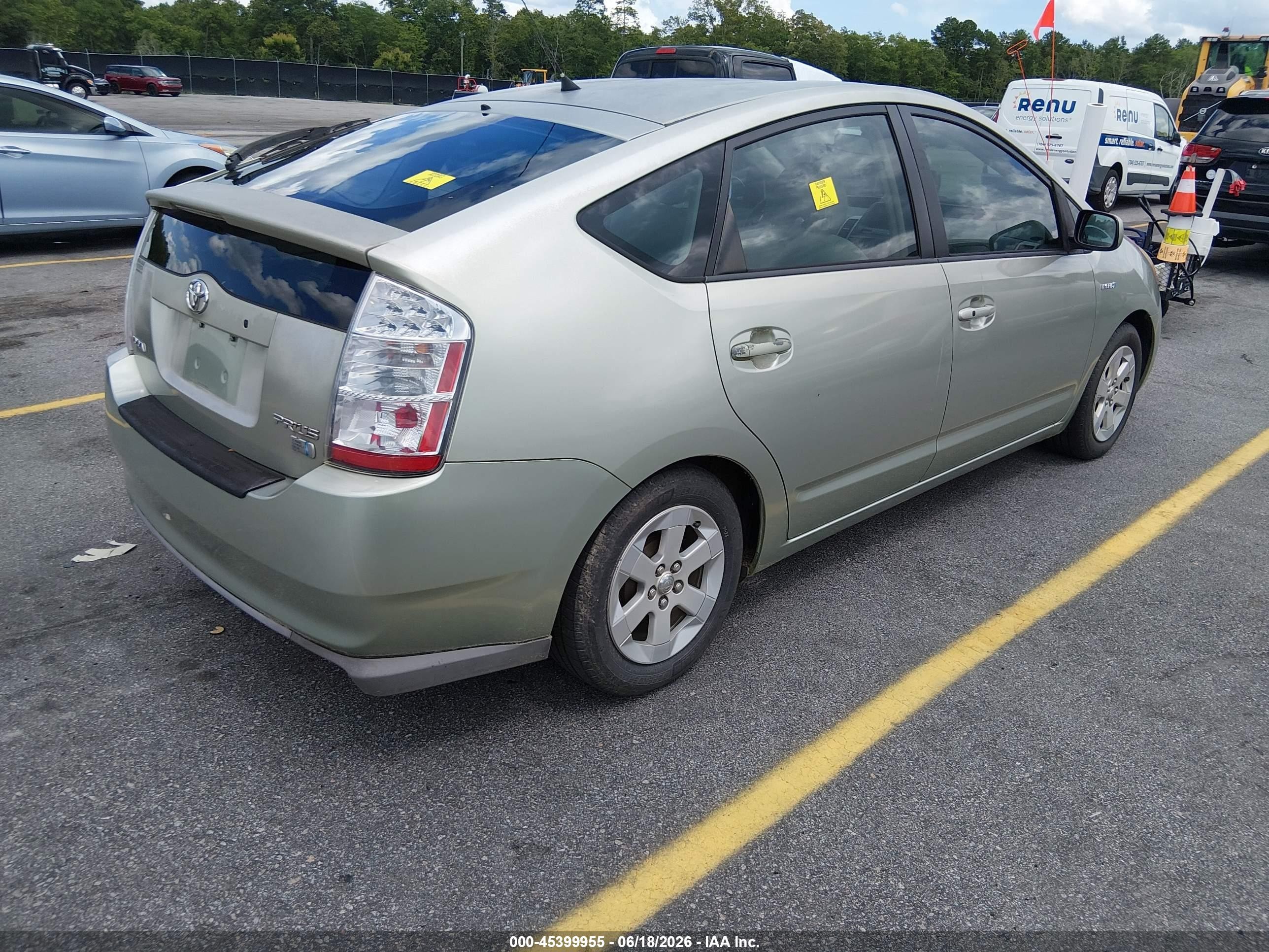 2009 Toyota Prius   Green vin: JTDKB20U693479165