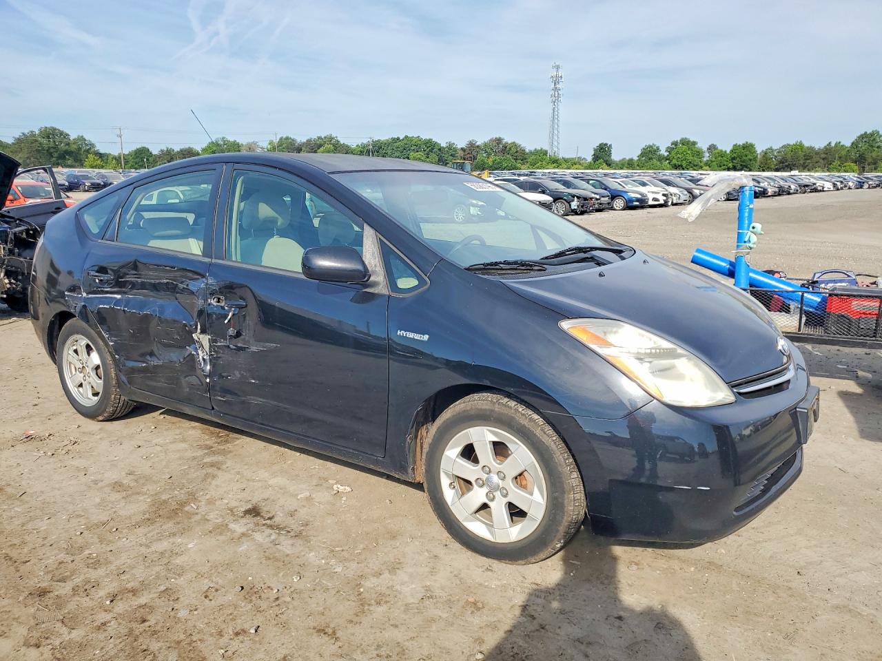 2009 Toyota Prius Base Black vin: JTDKB20U693485578