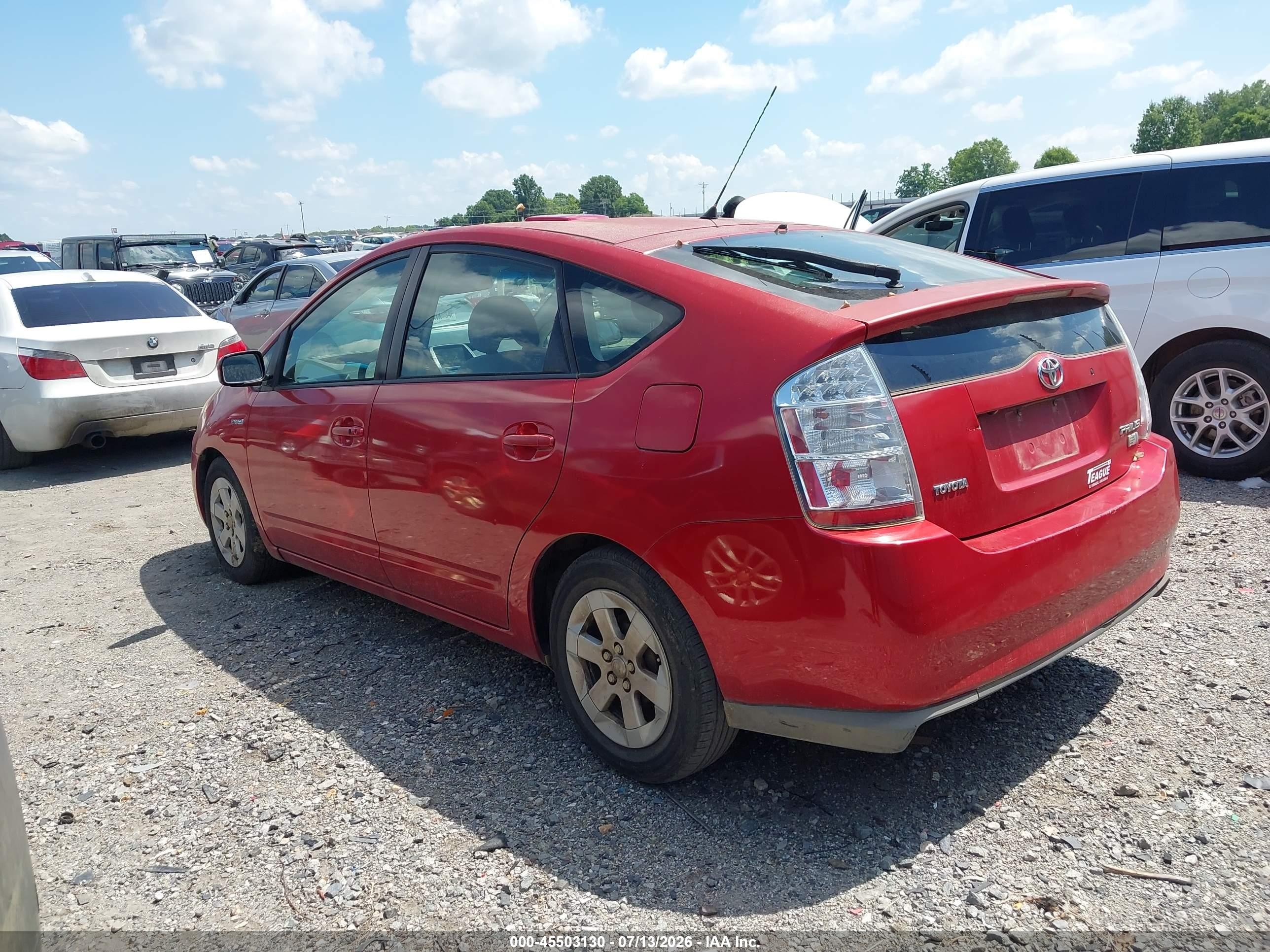 2009 Toyota Prius   Red vin: JTDKB20U693490196