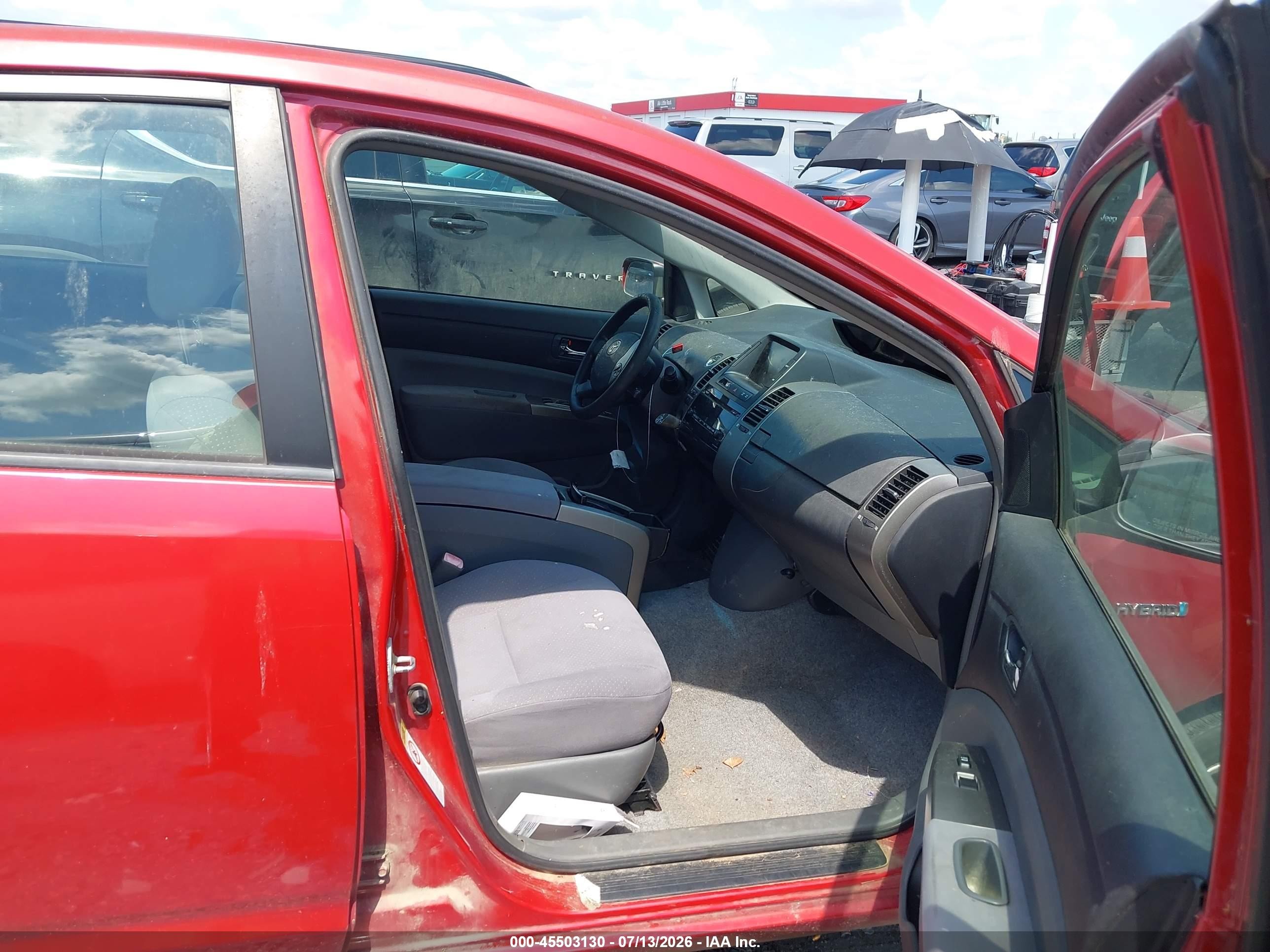 2009 Toyota Prius   Red vin: JTDKB20U693490196