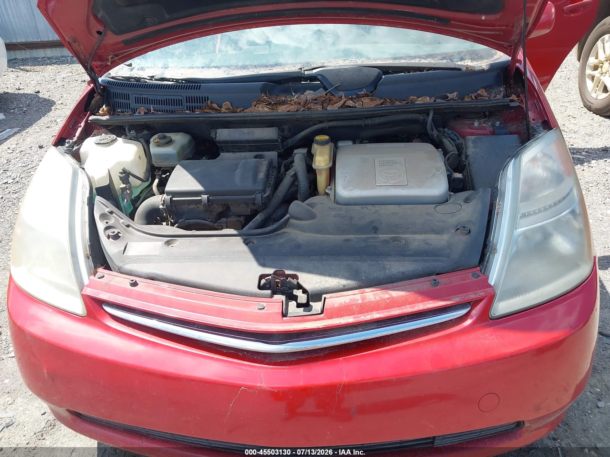 2009 Toyota Prius   Red vin: JTDKB20U693490196