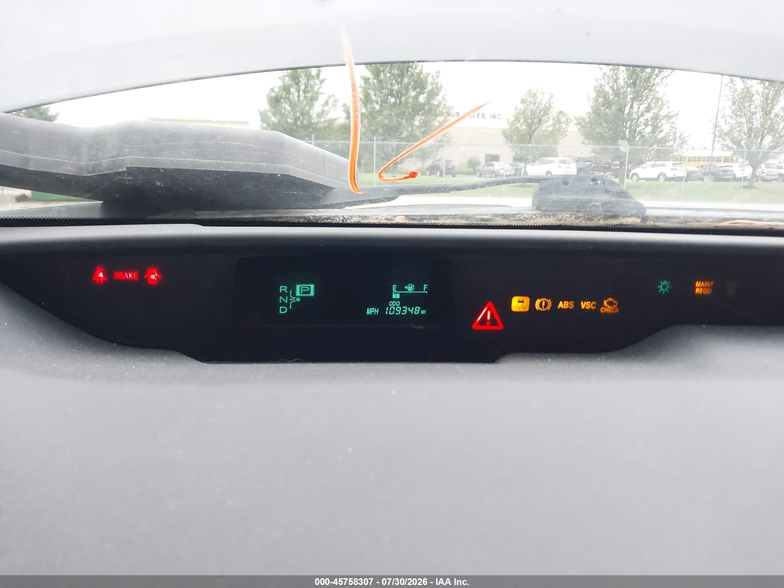 2009 Toyota Prius   Gray vin: JTDKB20U693490599