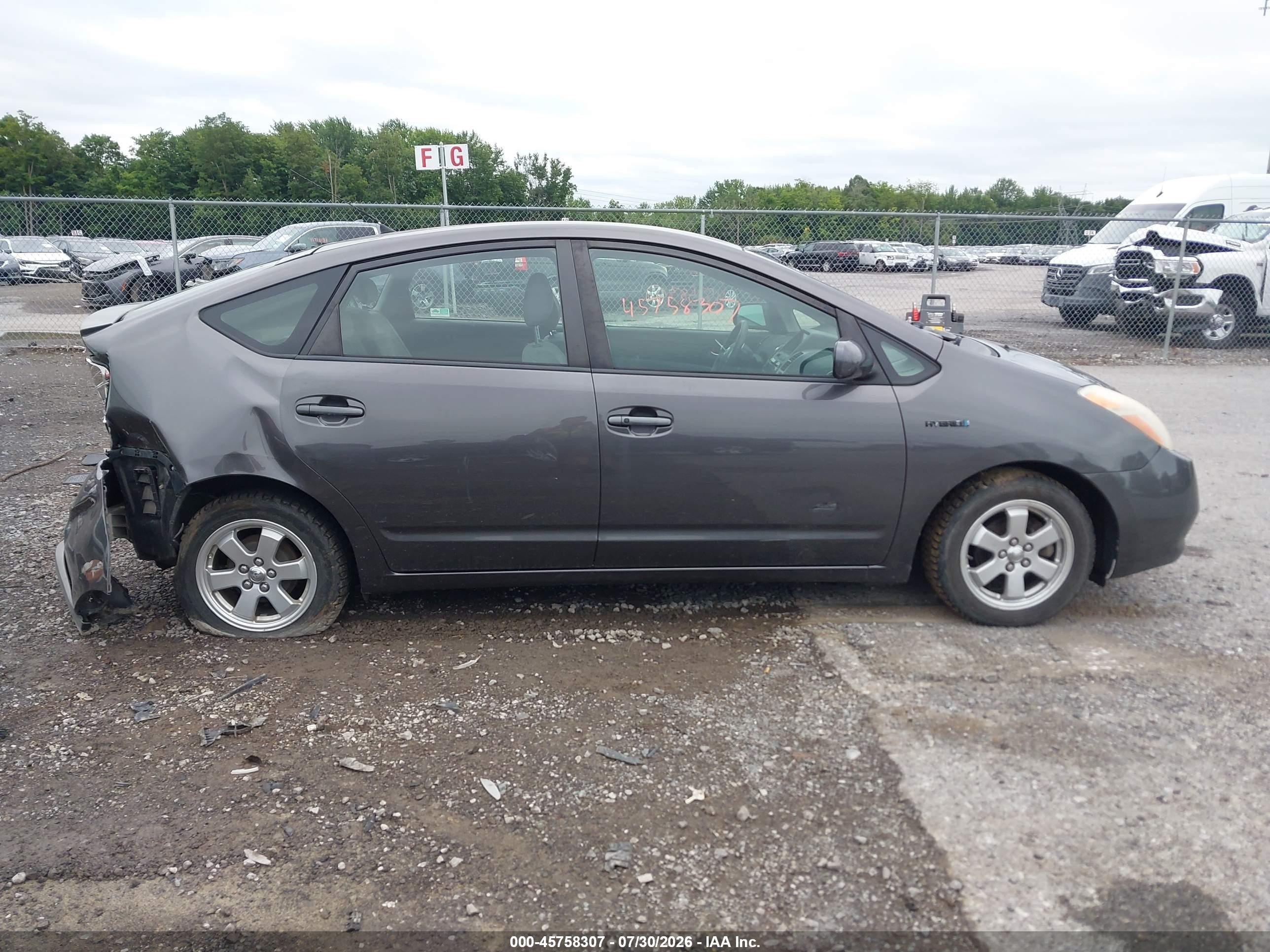 2009 Toyota Prius   Gray vin: JTDKB20U693490599