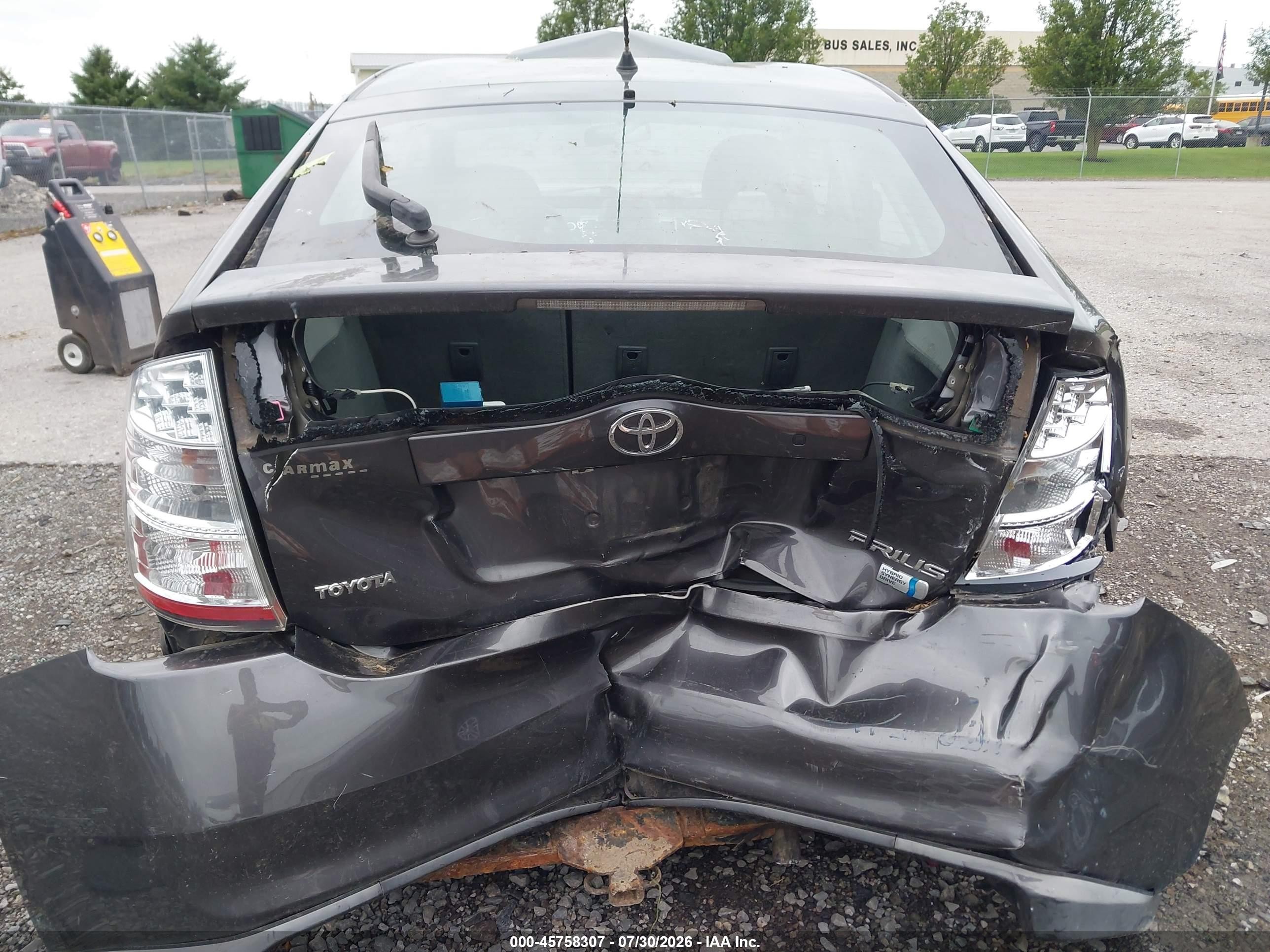 2009 Toyota Prius   Gray vin: JTDKB20U693490599