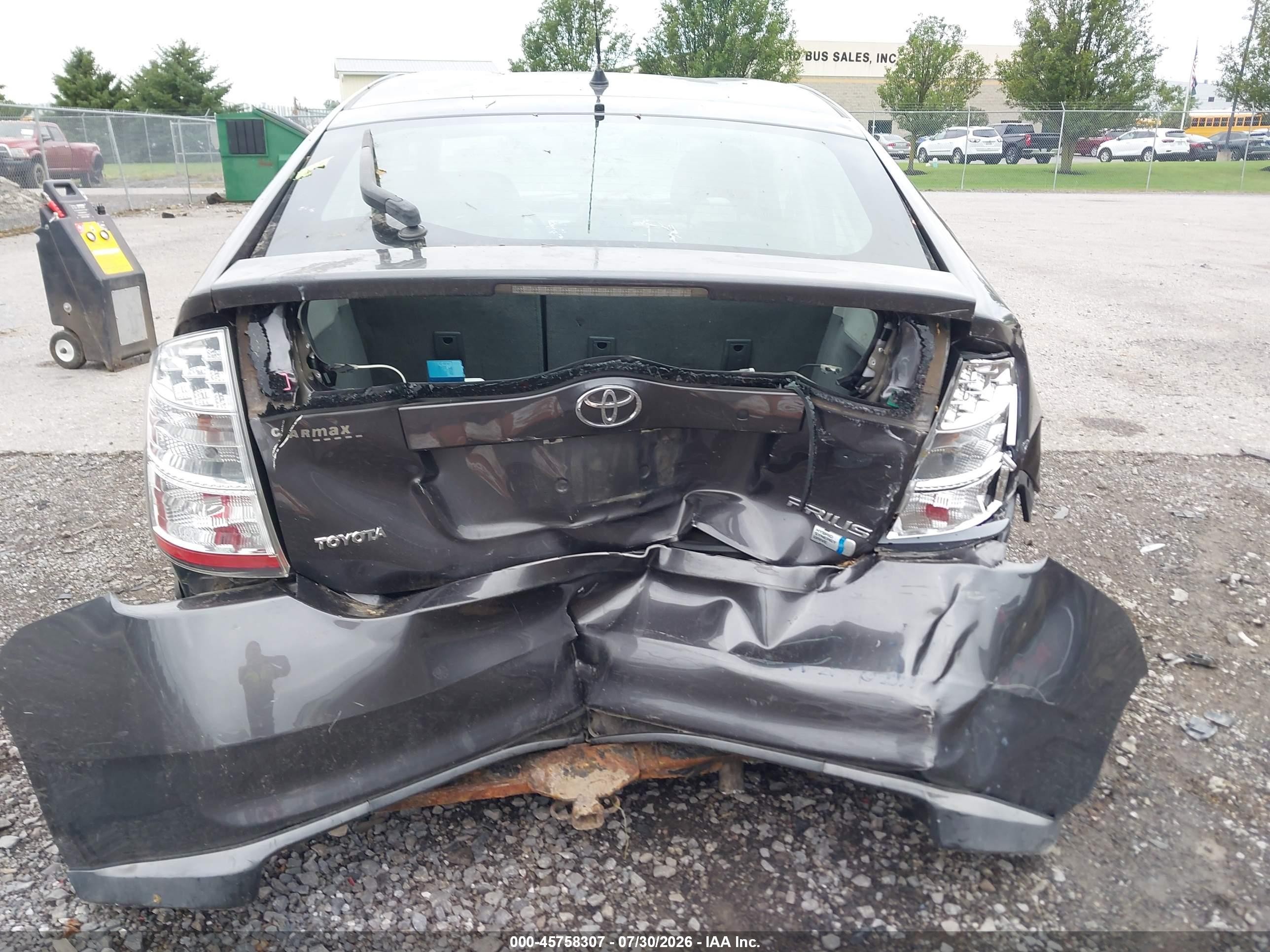 2009 Toyota Prius   Gray vin: JTDKB20U693490599