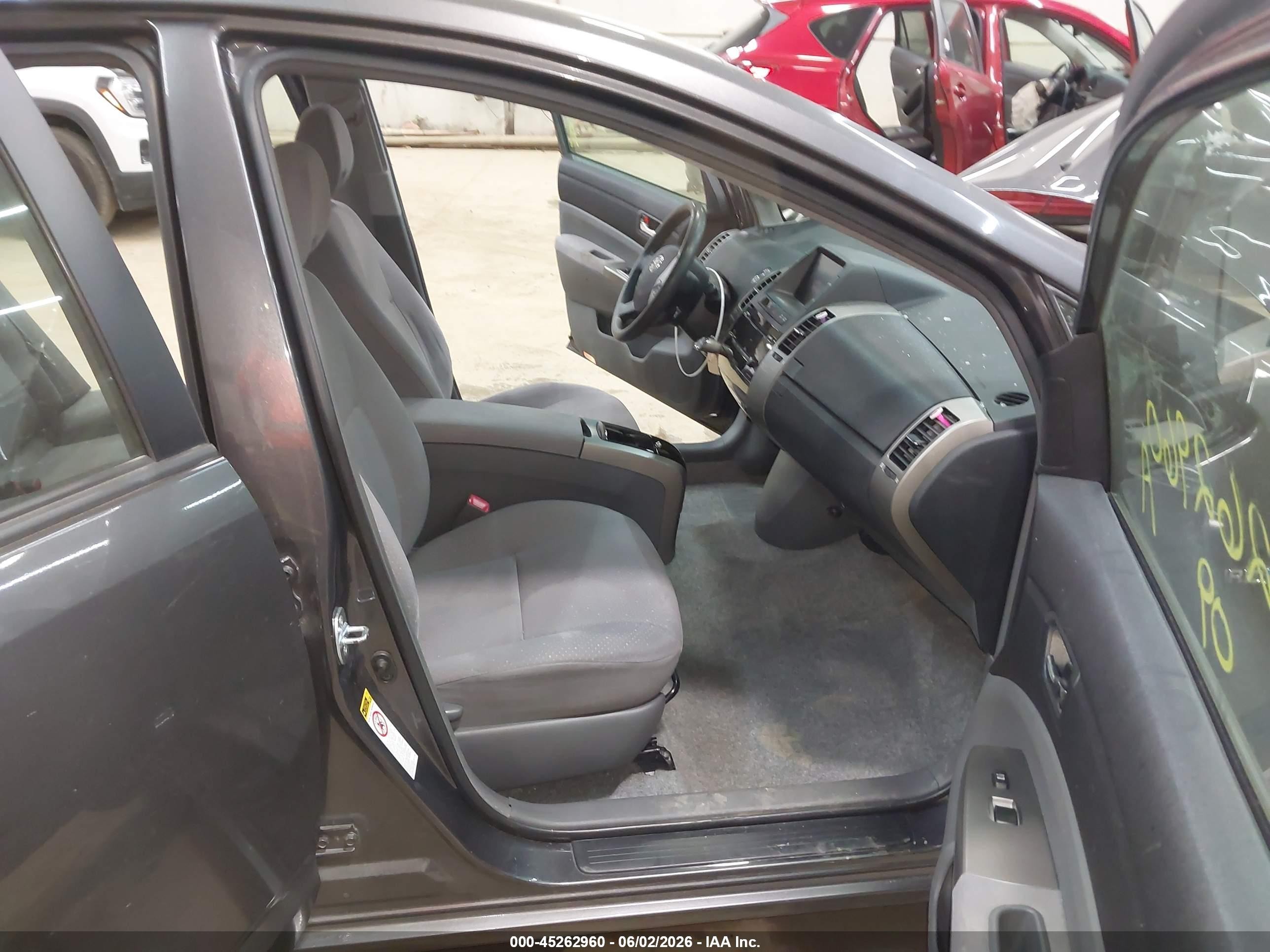 2009 Toyota Prius   Gray vin: JTDKB20U693500726