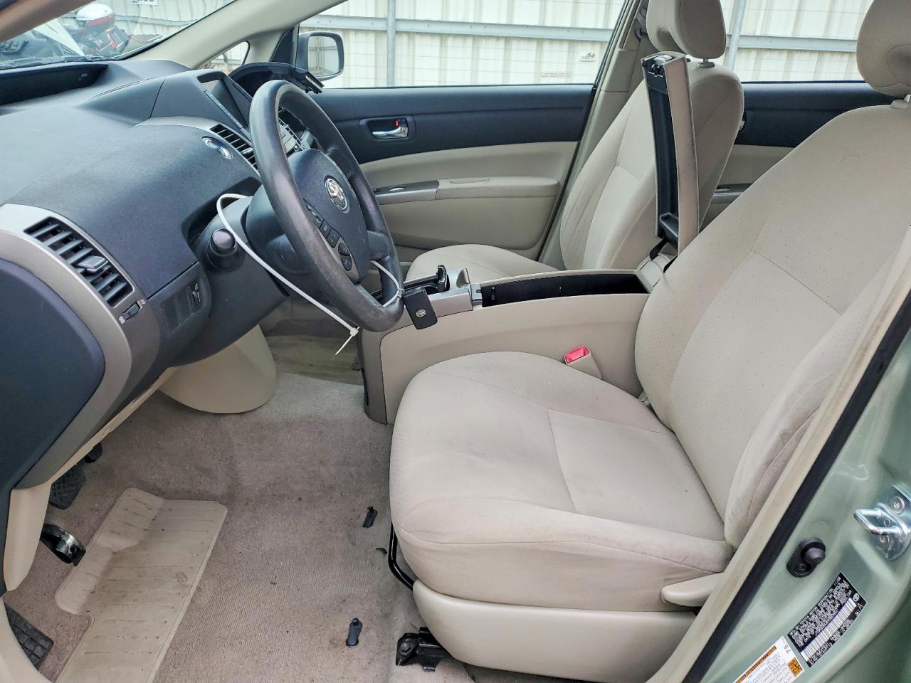 2009 Toyota Prius Base Зеленый vin: JTDKB20U693509541