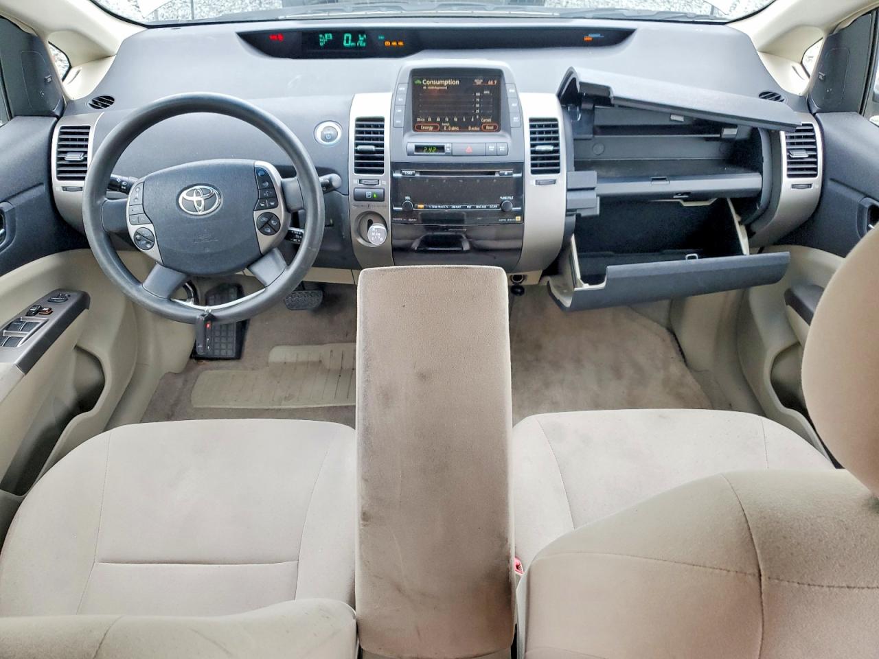 2009 Toyota Prius Base Зеленый vin: JTDKB20U693509541