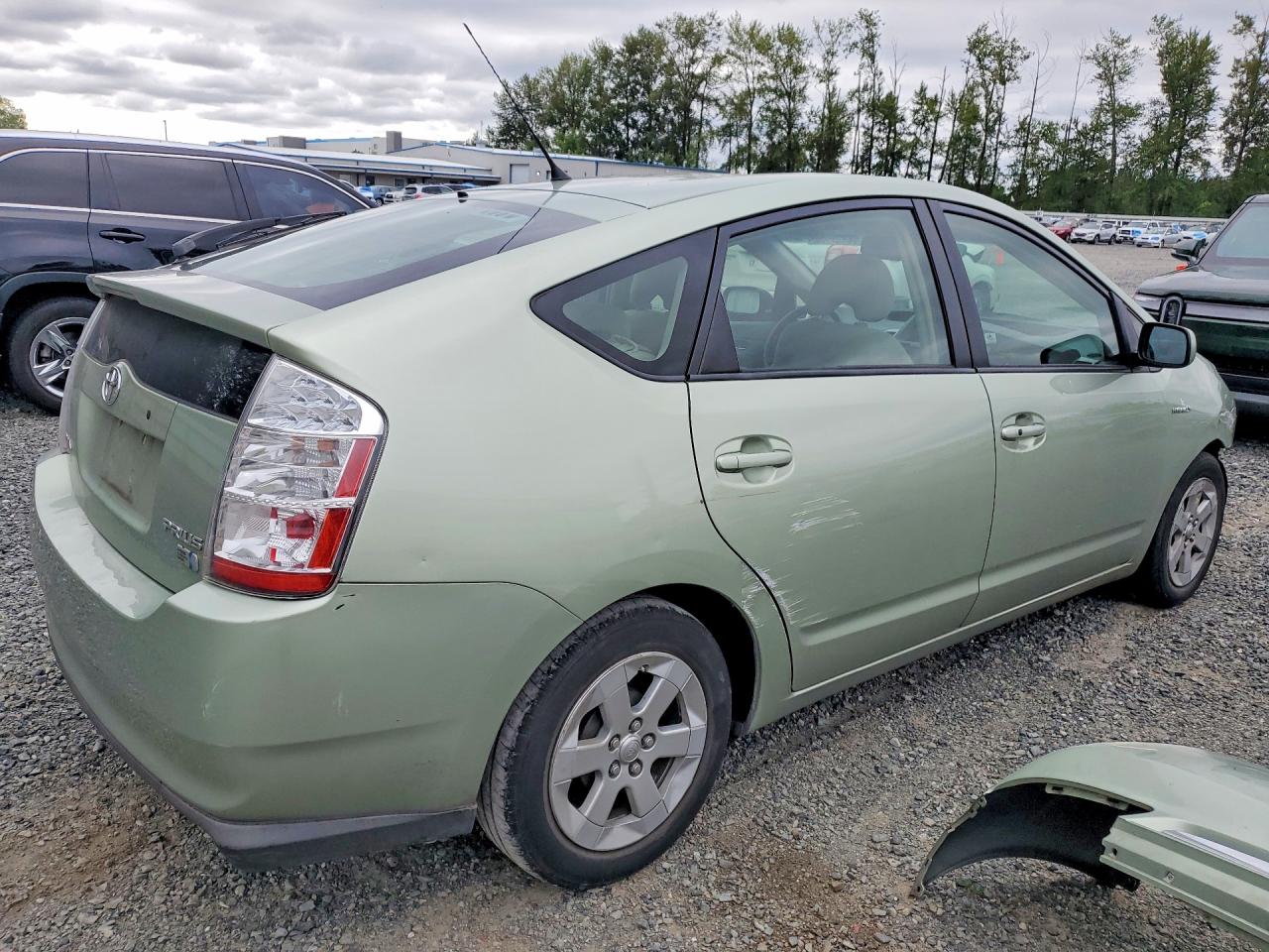 2009 Toyota Prius Base Зеленый vin: JTDKB20U693509541