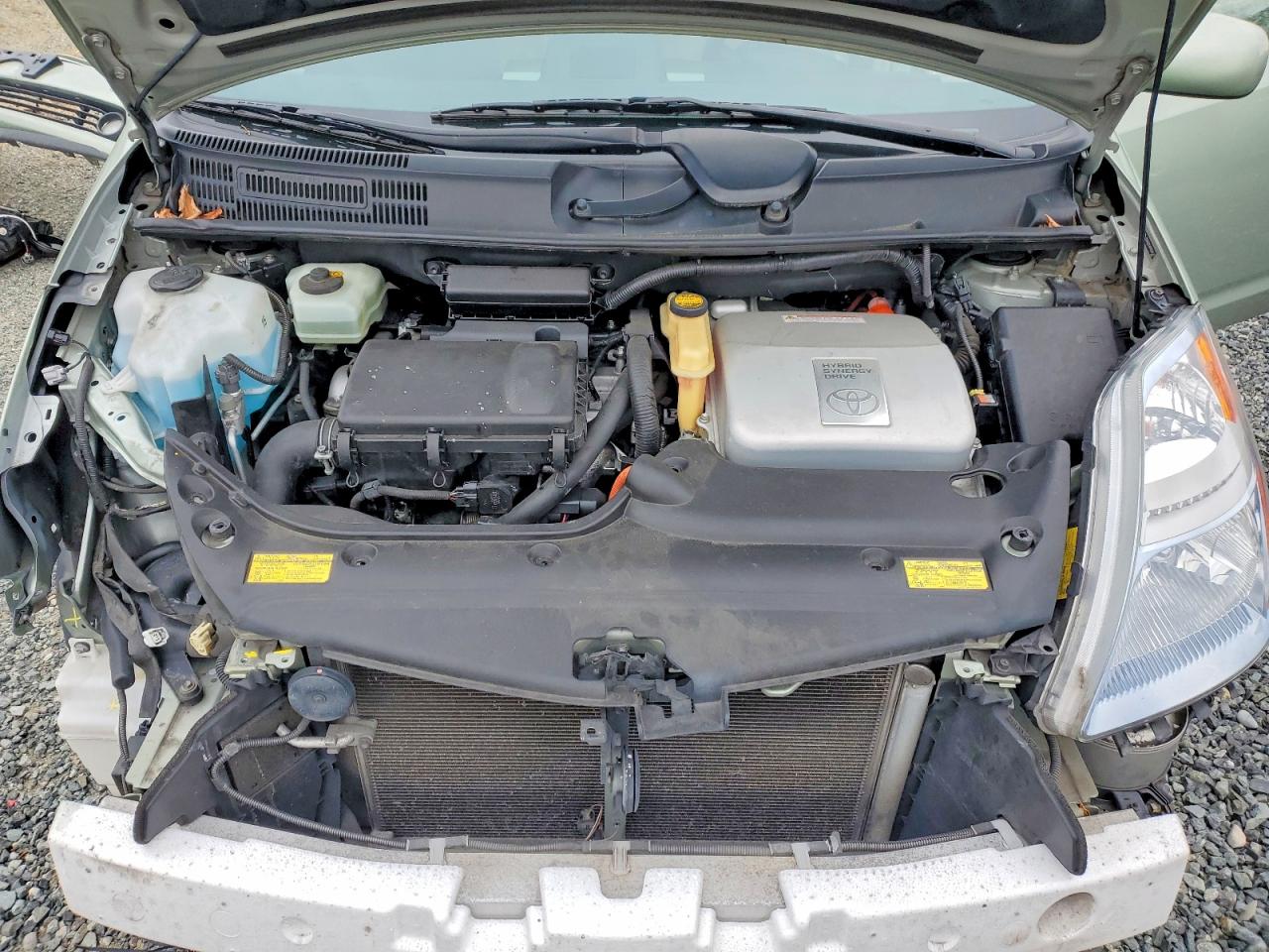 2009 Toyota Prius Base Зеленый vin: JTDKB20U693509541