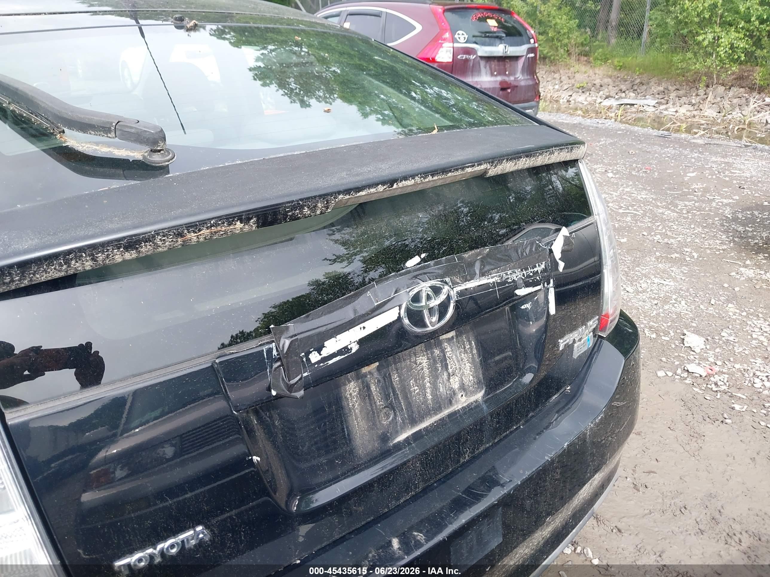 2009 Toyota Prius   Черный vin: JTDKB20U693513704
