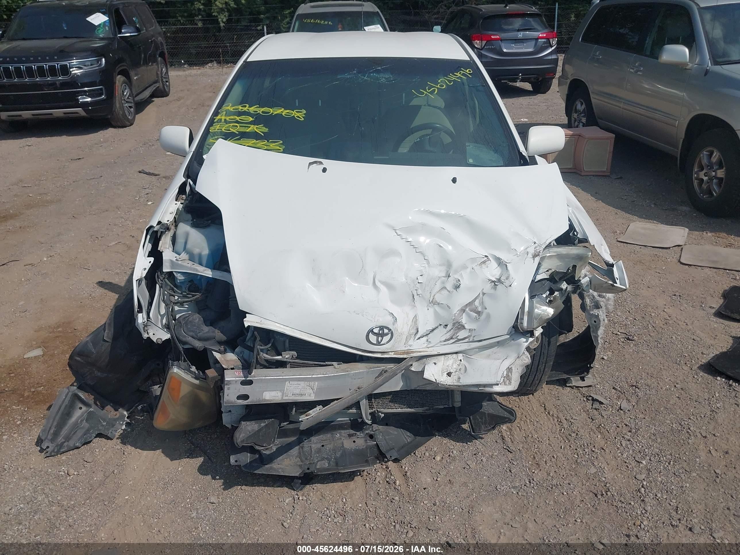 2009 Toyota Prius   Белый vin: JTDKB20U693516733