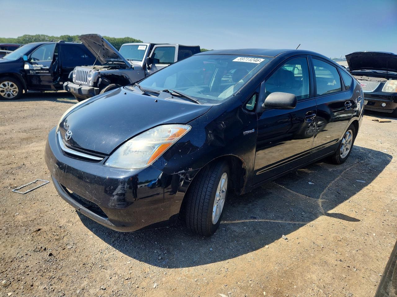 2009 Toyota Prius Base Black vin: JTDKB20U693518031