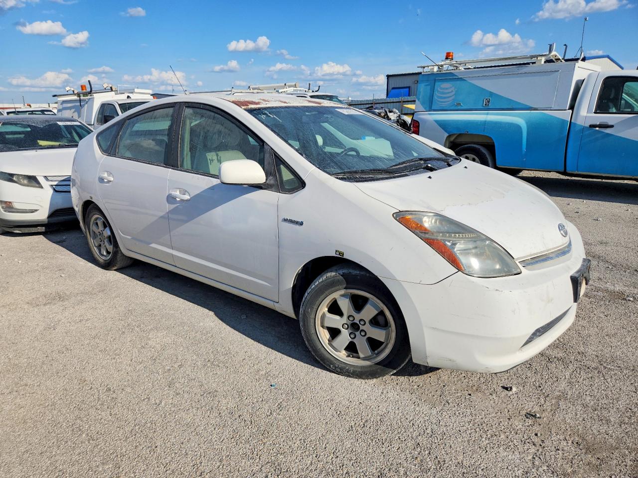 2009 Toyota Prius Base Белый vin: JTDKB20U693518336