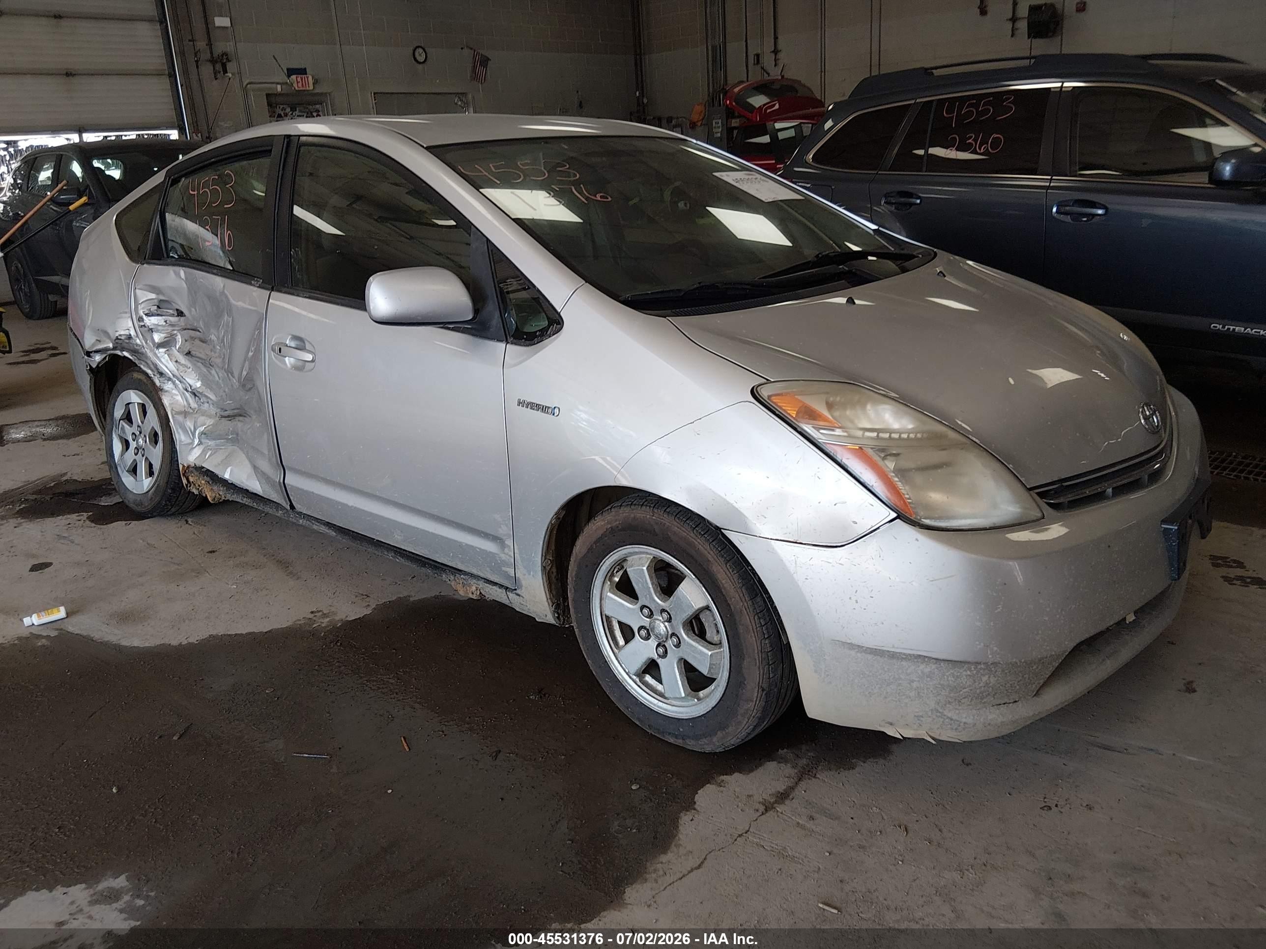 2009 Toyota Prius   Silver vin: JTDKB20U693521351