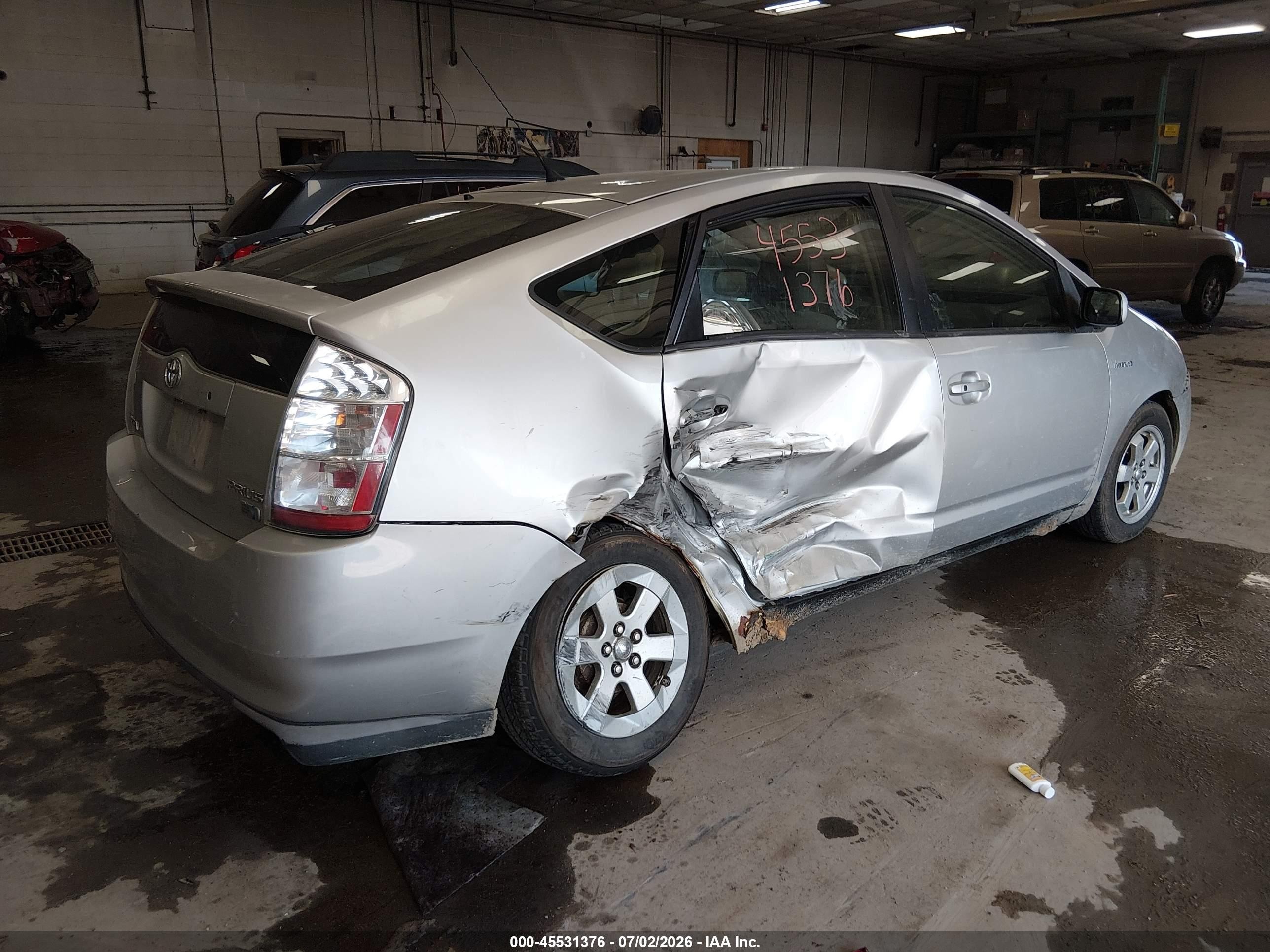 2009 Toyota Prius   Silver vin: JTDKB20U693521351