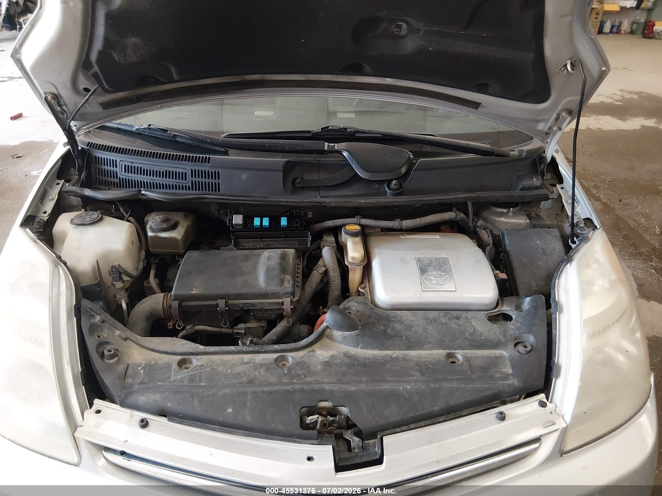 2009 Toyota Prius   Silver vin: JTDKB20U693521351