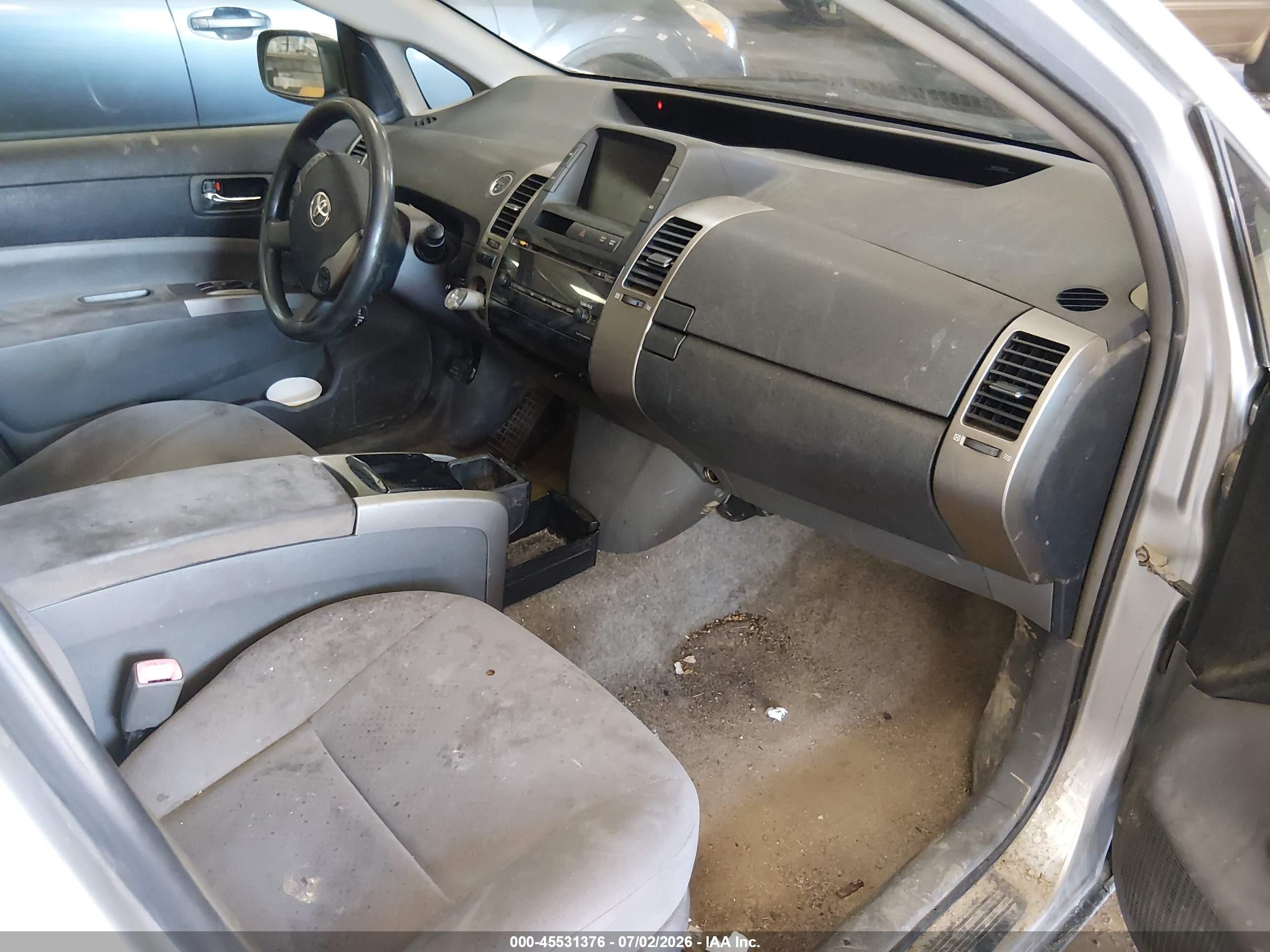 2009 Toyota Prius   Silver vin: JTDKB20U693521351
