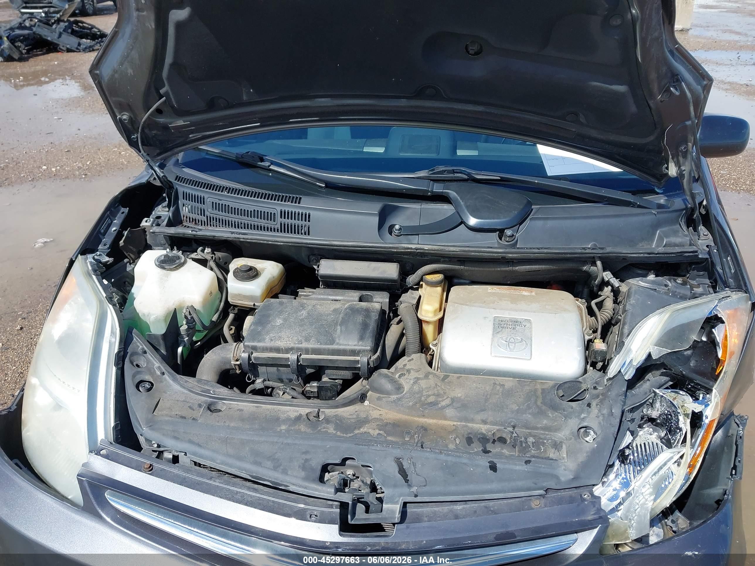 2009 Toyota Prius   Серебряный vin: JTDKB20U693525898