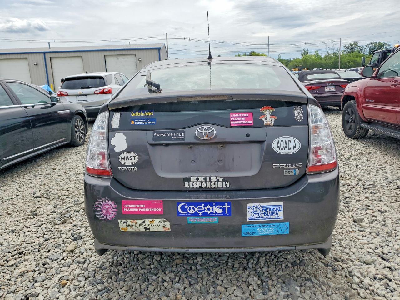 2009 Toyota Prius Base Gray vin: JTDKB20U693525951