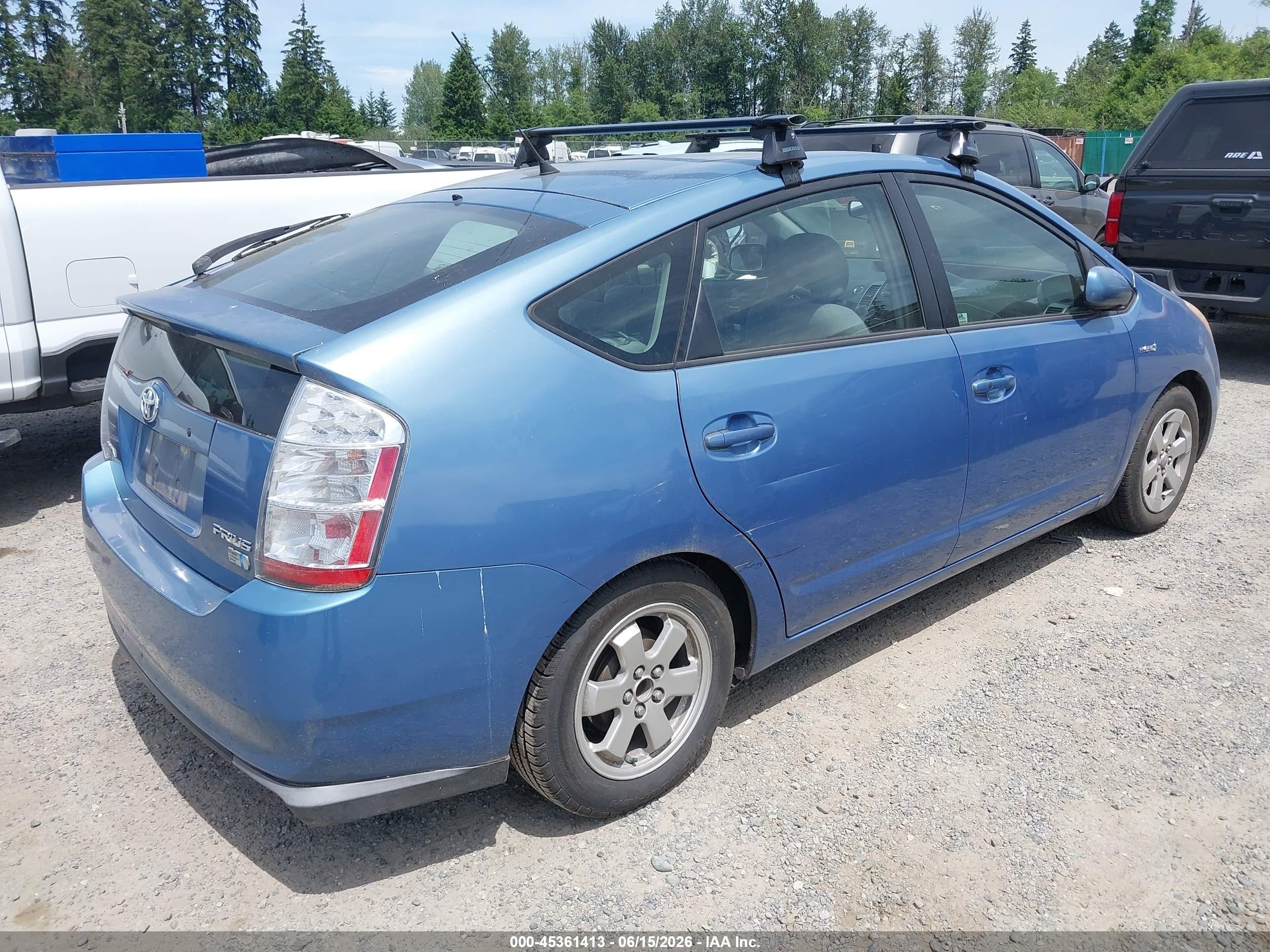 2009 Toyota Prius   Light Blue vin: JTDKB20U697850415