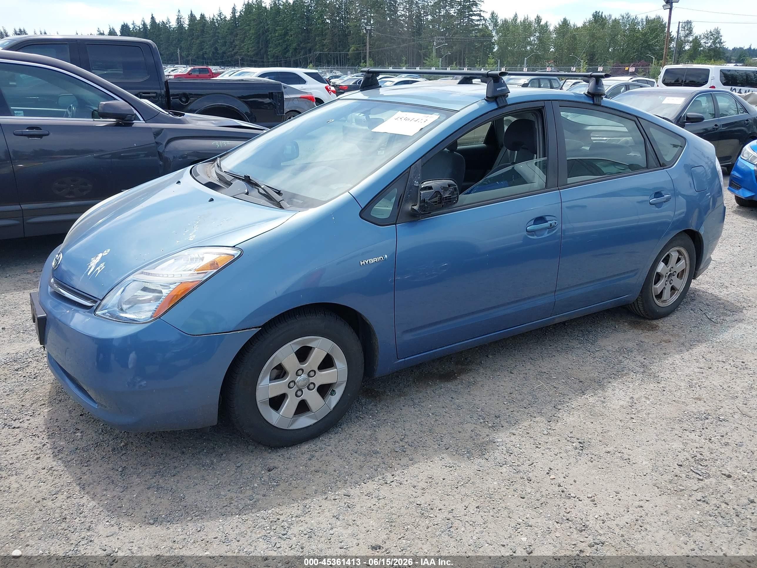 2009 Toyota Prius   Light Blue vin: JTDKB20U697850415