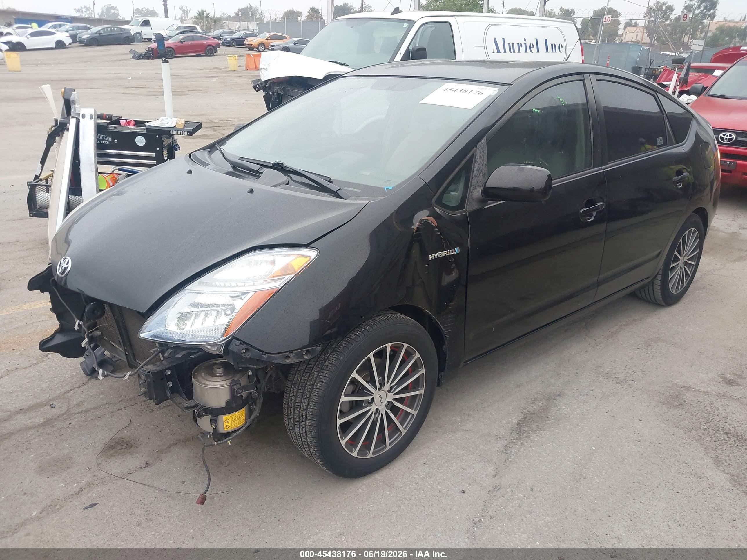 2009 Toyota Prius   Black vin: JTDKB20U697856750
