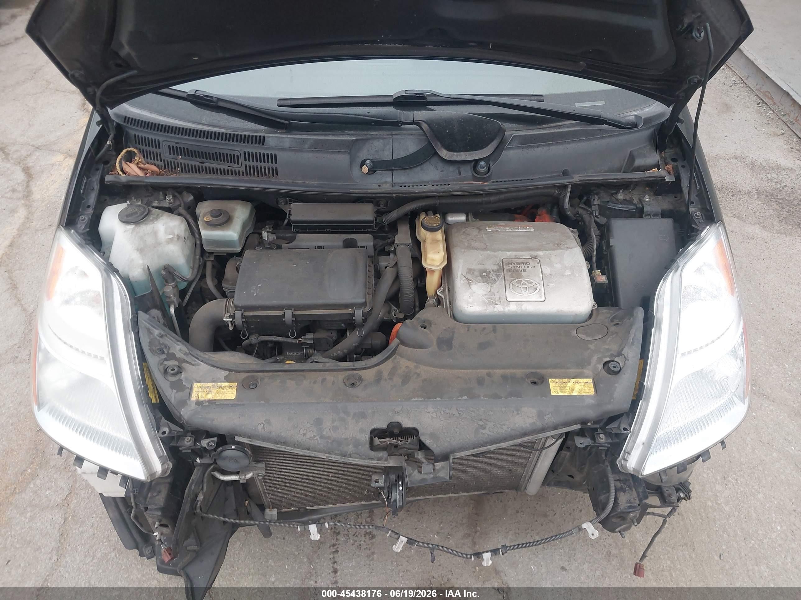 2009 Toyota Prius   Black vin: JTDKB20U697856750