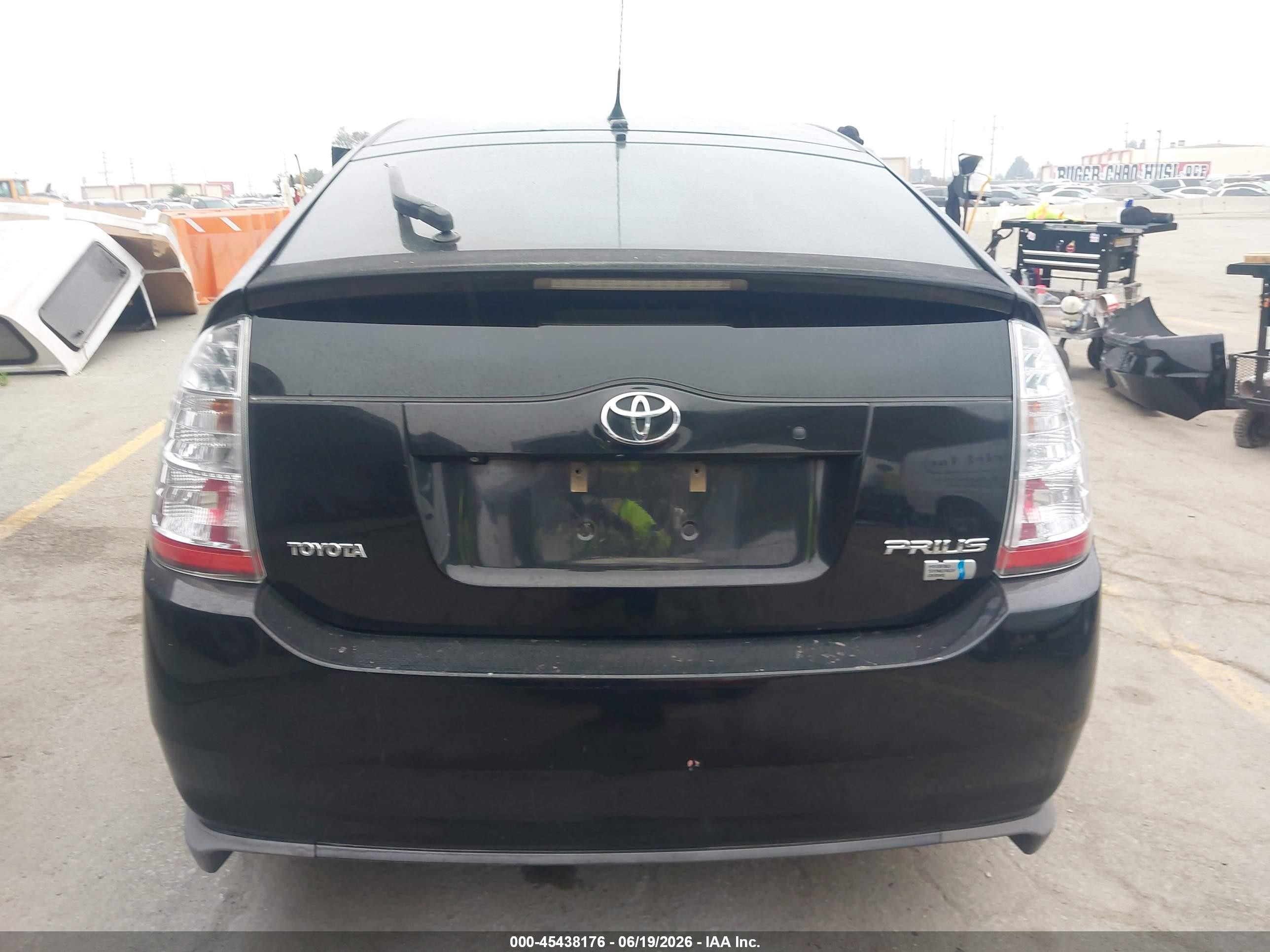 2009 Toyota Prius   Black vin: JTDKB20U697856750