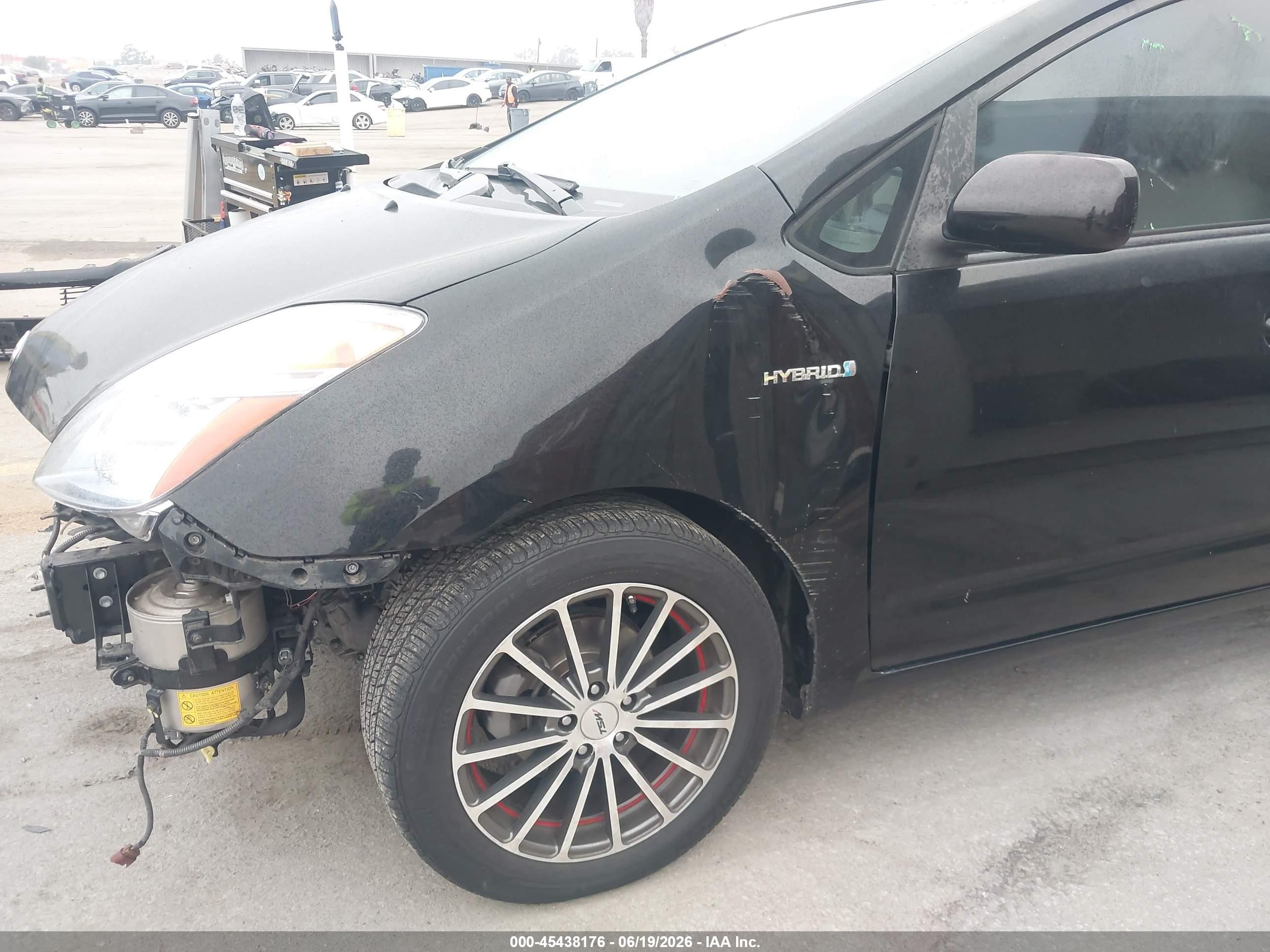 2009 Toyota Prius   Black vin: JTDKB20U697856750