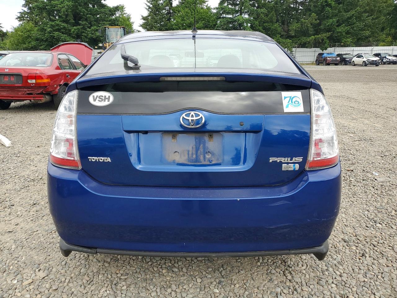 2009 Toyota Prius Base Blue vin: JTDKB20U697868168