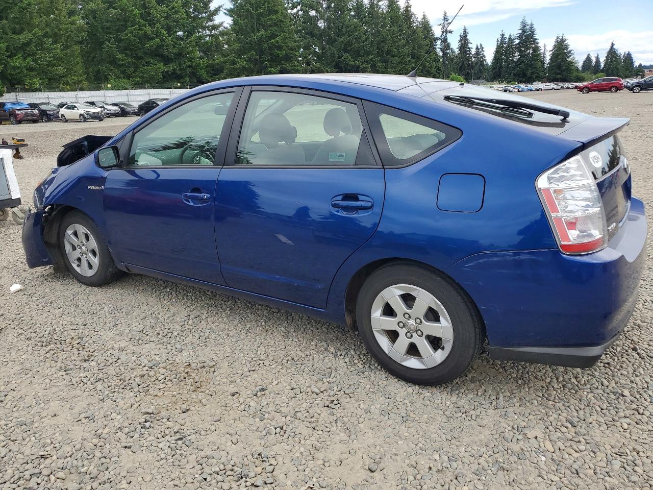 2009 Toyota Prius Base Blue vin: JTDKB20U697868168