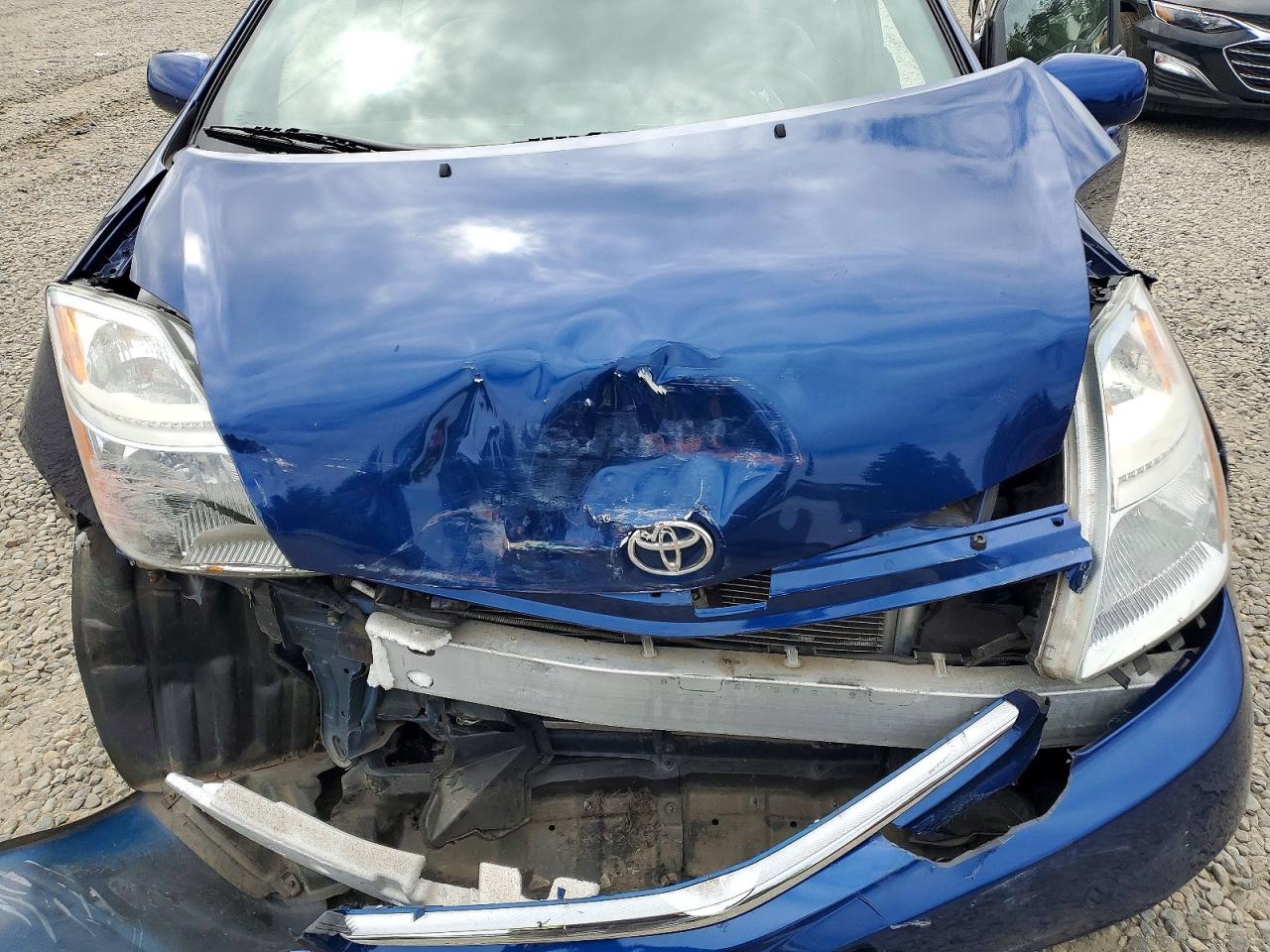 2009 Toyota Prius Base Blue vin: JTDKB20U697868168