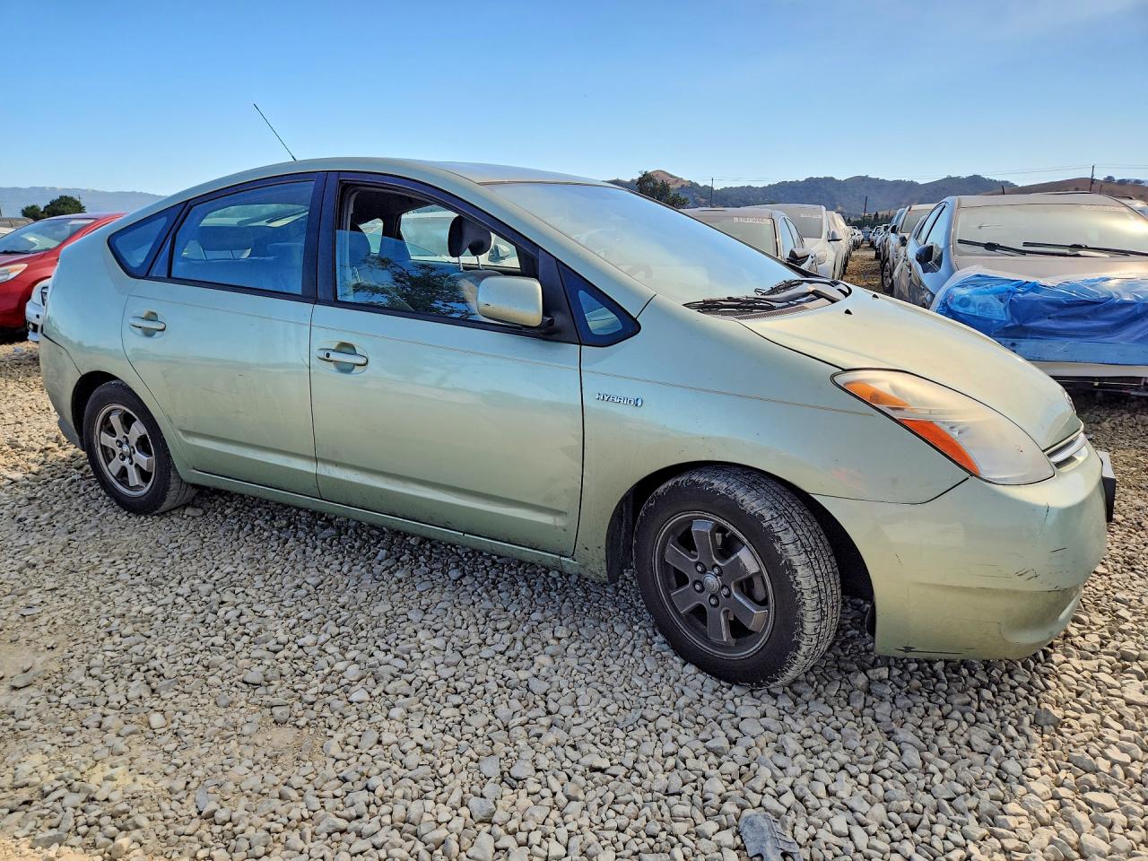 2009 Toyota Prius Base Teal vin: JTDKB20U697877114